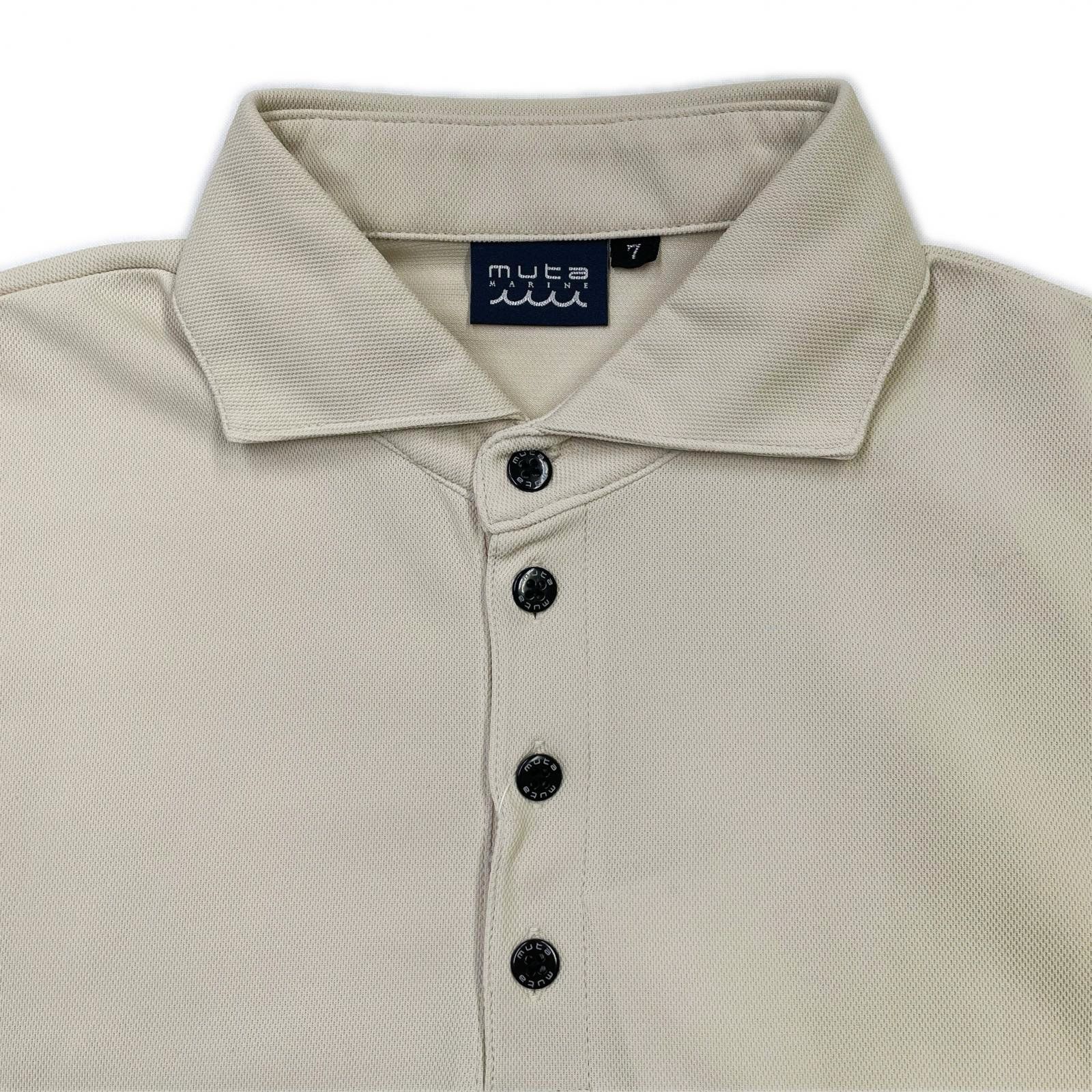 中古 メンズ ムータマリン muta MARINE 半袖ポロシャツ LL ベージュ
