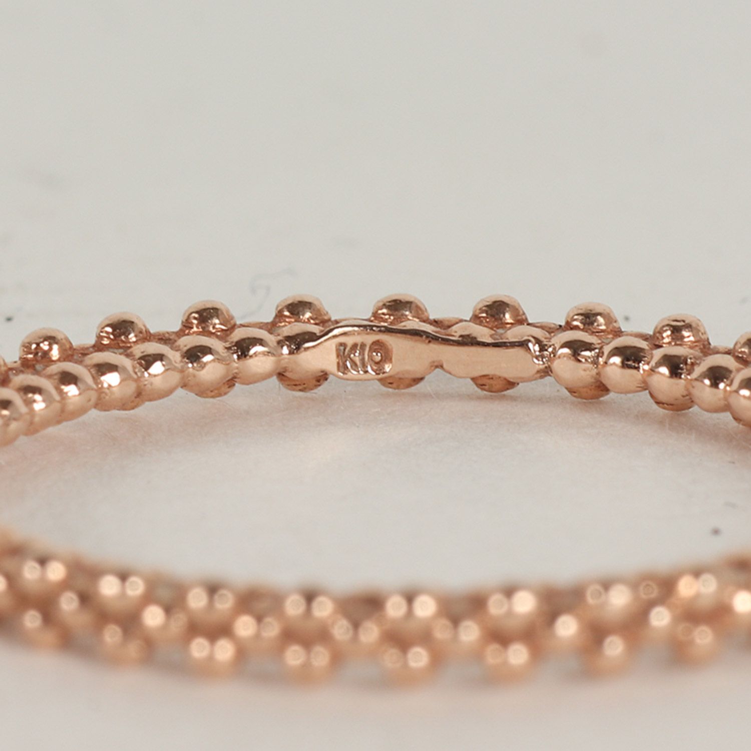  agete アガット K 10 バブルリング 指輪 PG ゴールド サイズ 11号 ブランド ジュエリー ファッション アイテム レディース リング 指輪 アクセサリー