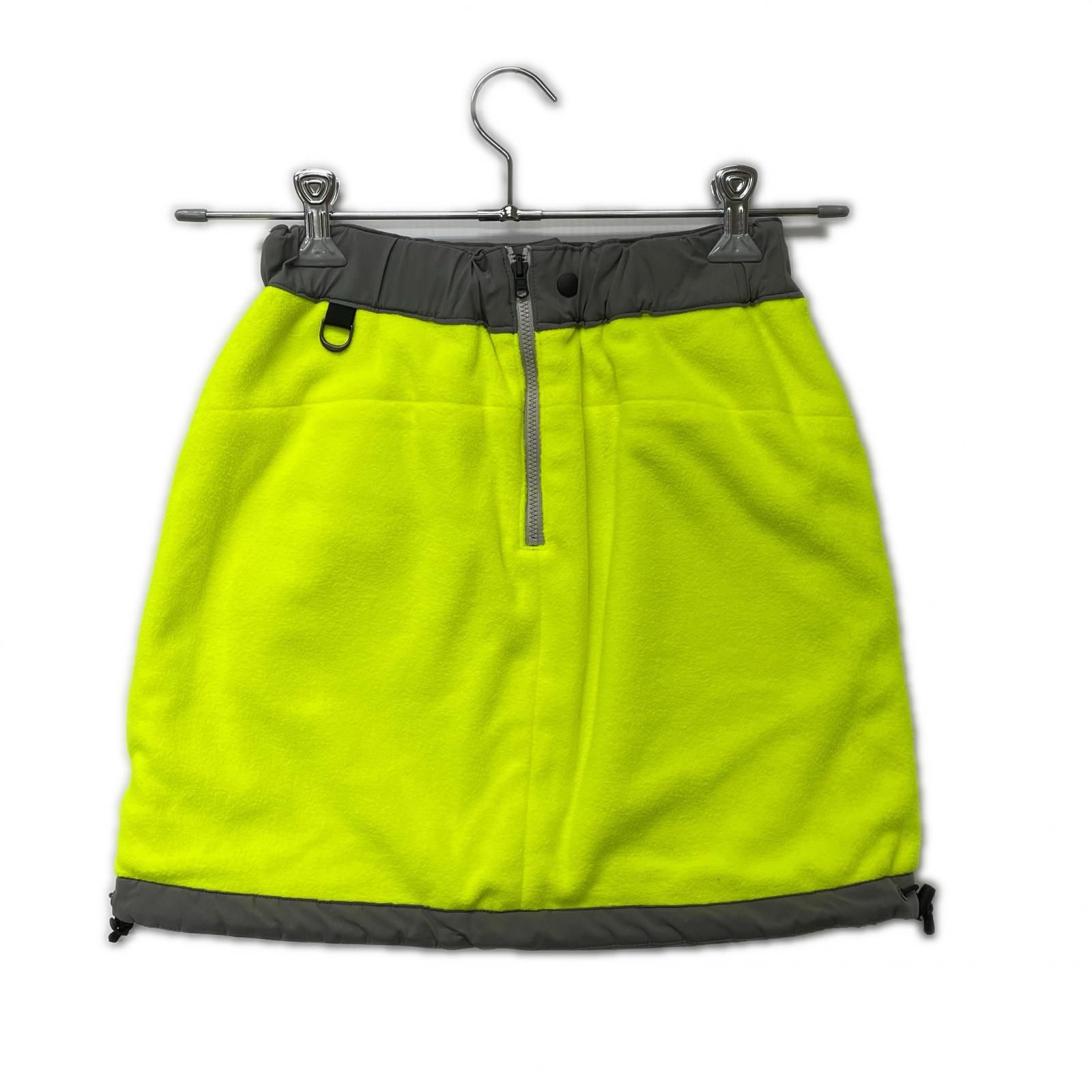  レディース ティーエフダブリュー フォーティーナイン TFW 49 スカート S グレー 蛍光イエロー リバーシブル フリース 秋冬 スカート レディースウェア