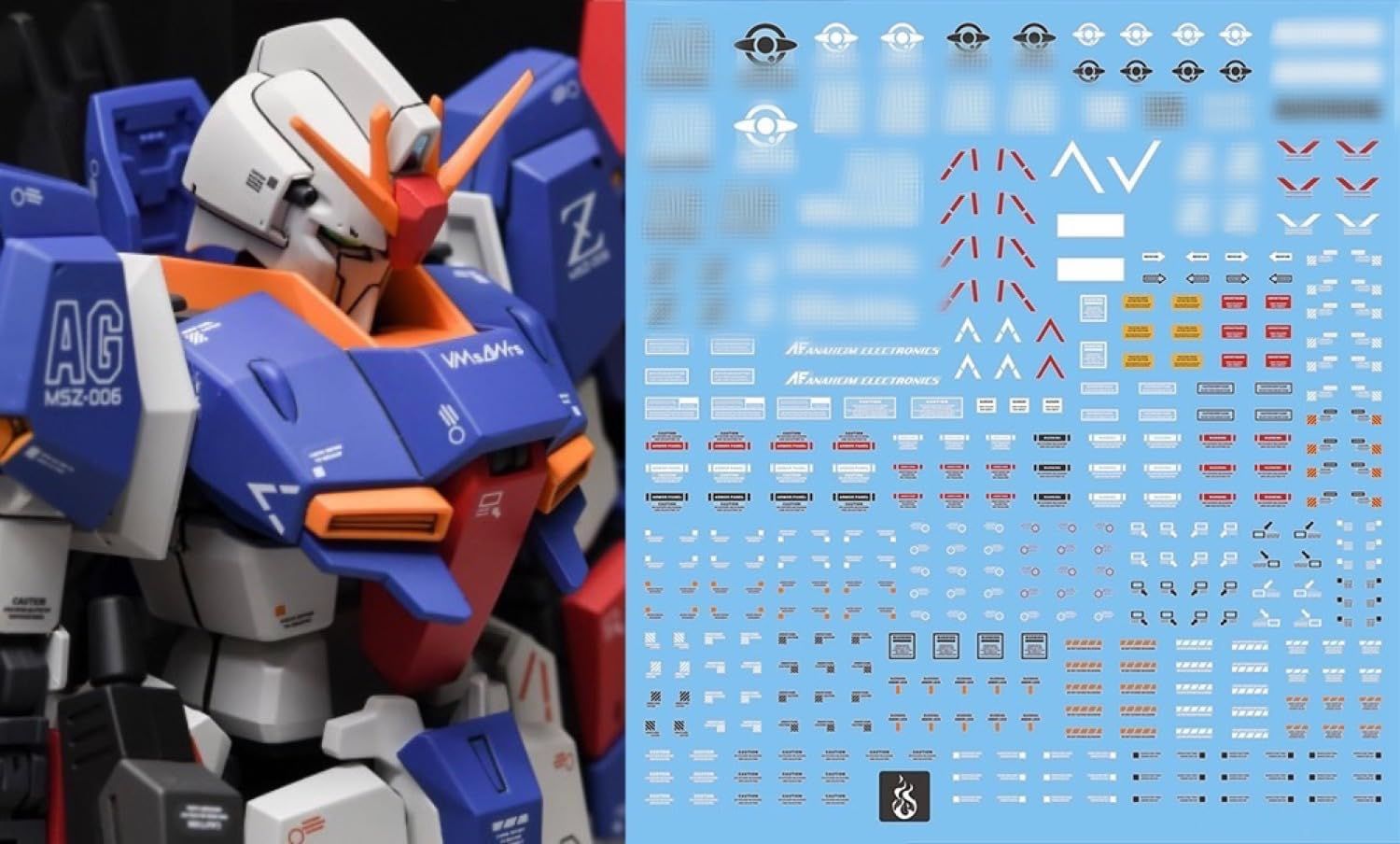 ゼータガンダム用) Zガンダム MSZ-006 1/144 1/144 (HGUC 炎社