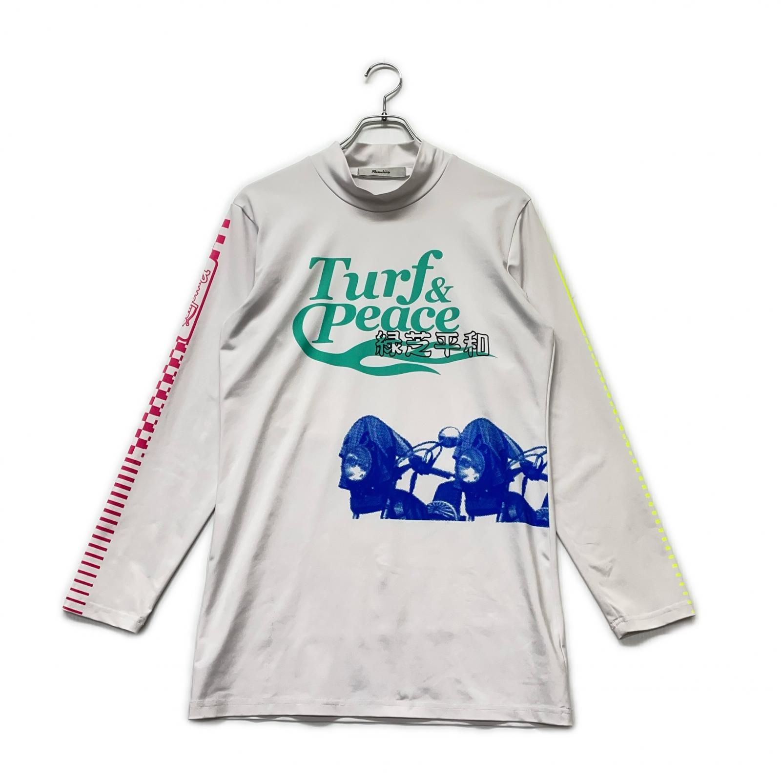 メンズ ラッセルノ 長袖シャツ 6 LL 白 ホワイト モックネック