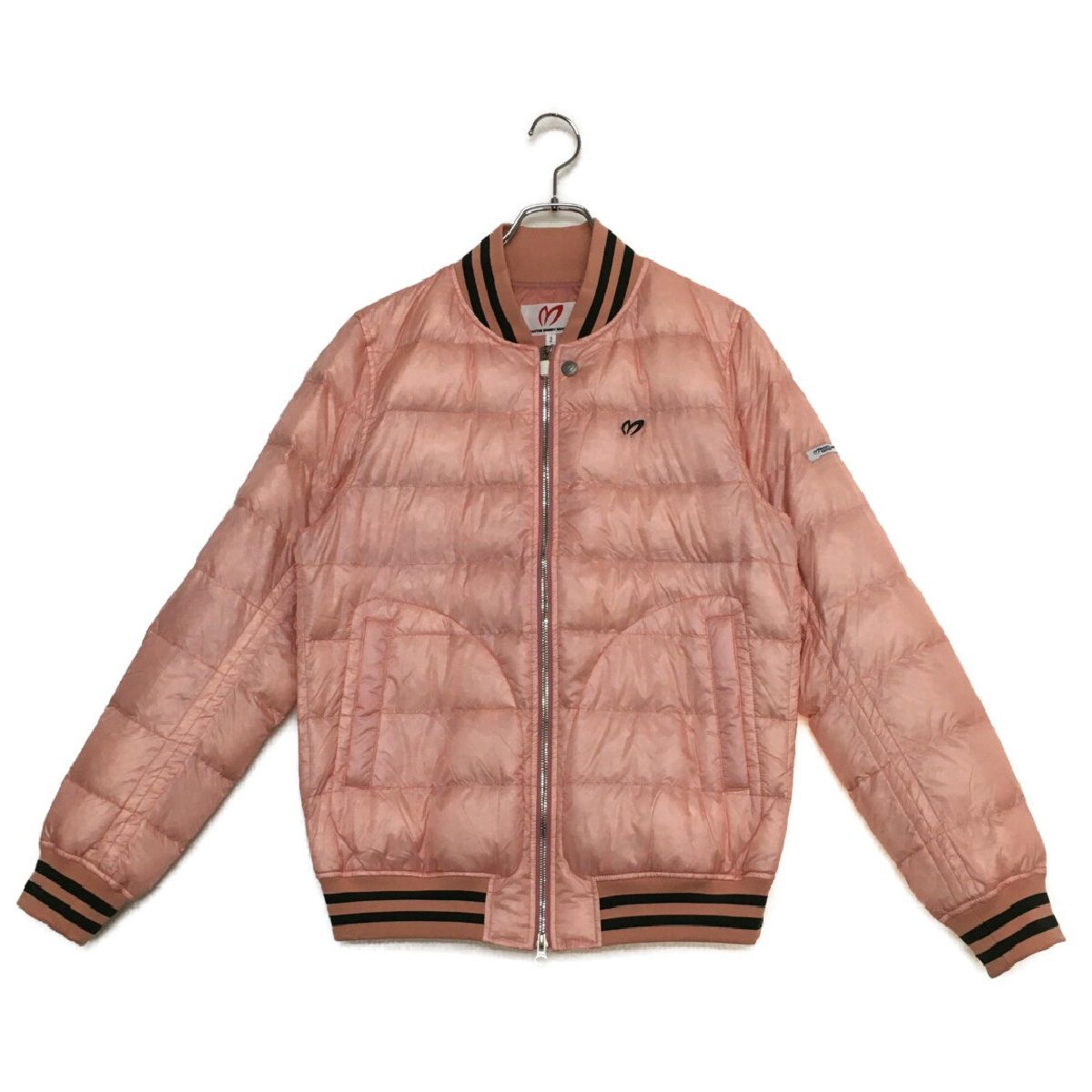 レディース マスターバニーエディション MASTER BUNNY EDITION ダウンジャケット 2 L ピンク ダブルジップ