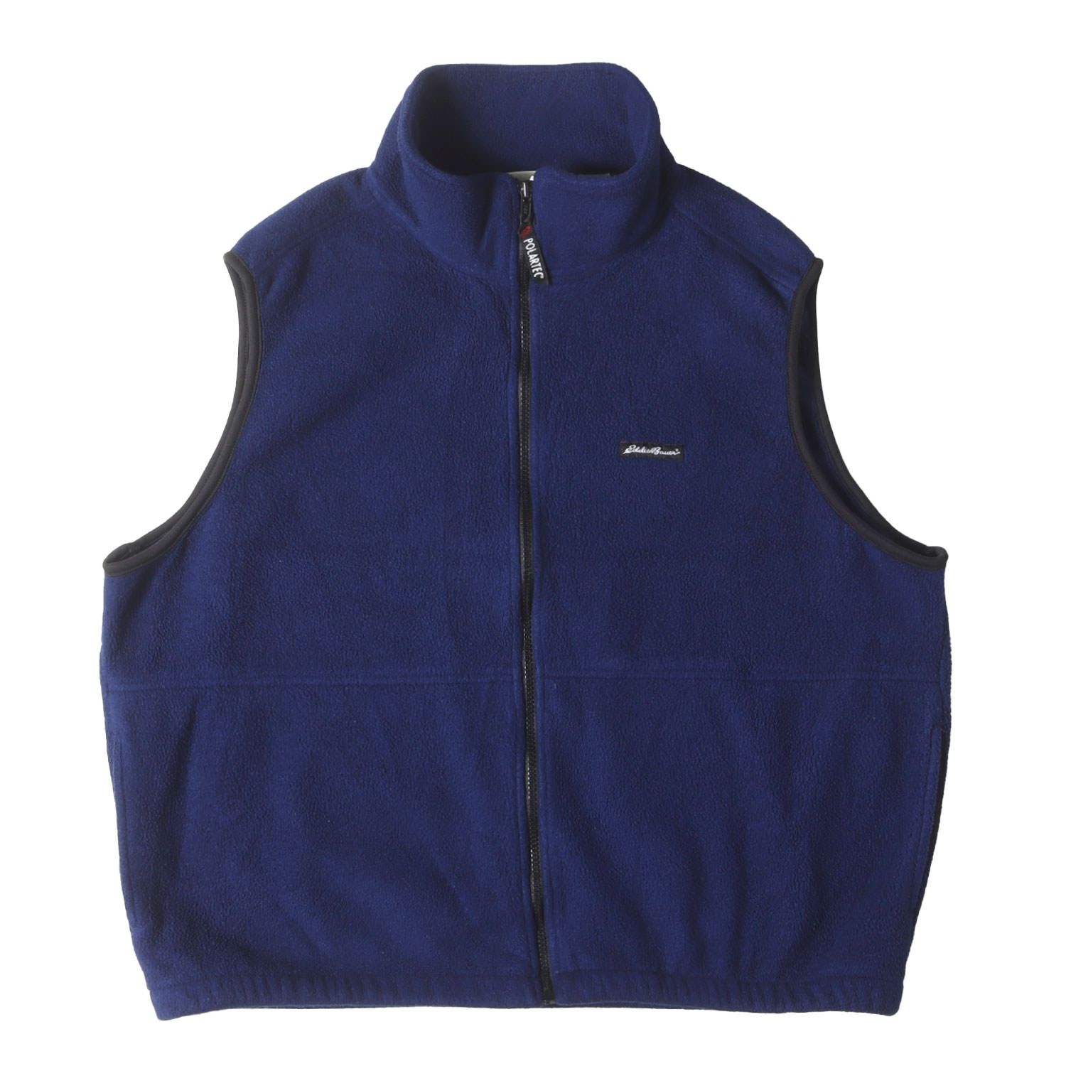 Eddie Bauer エディーバウアー ベスト ネイビー 紺 サイズ:L | 90s
