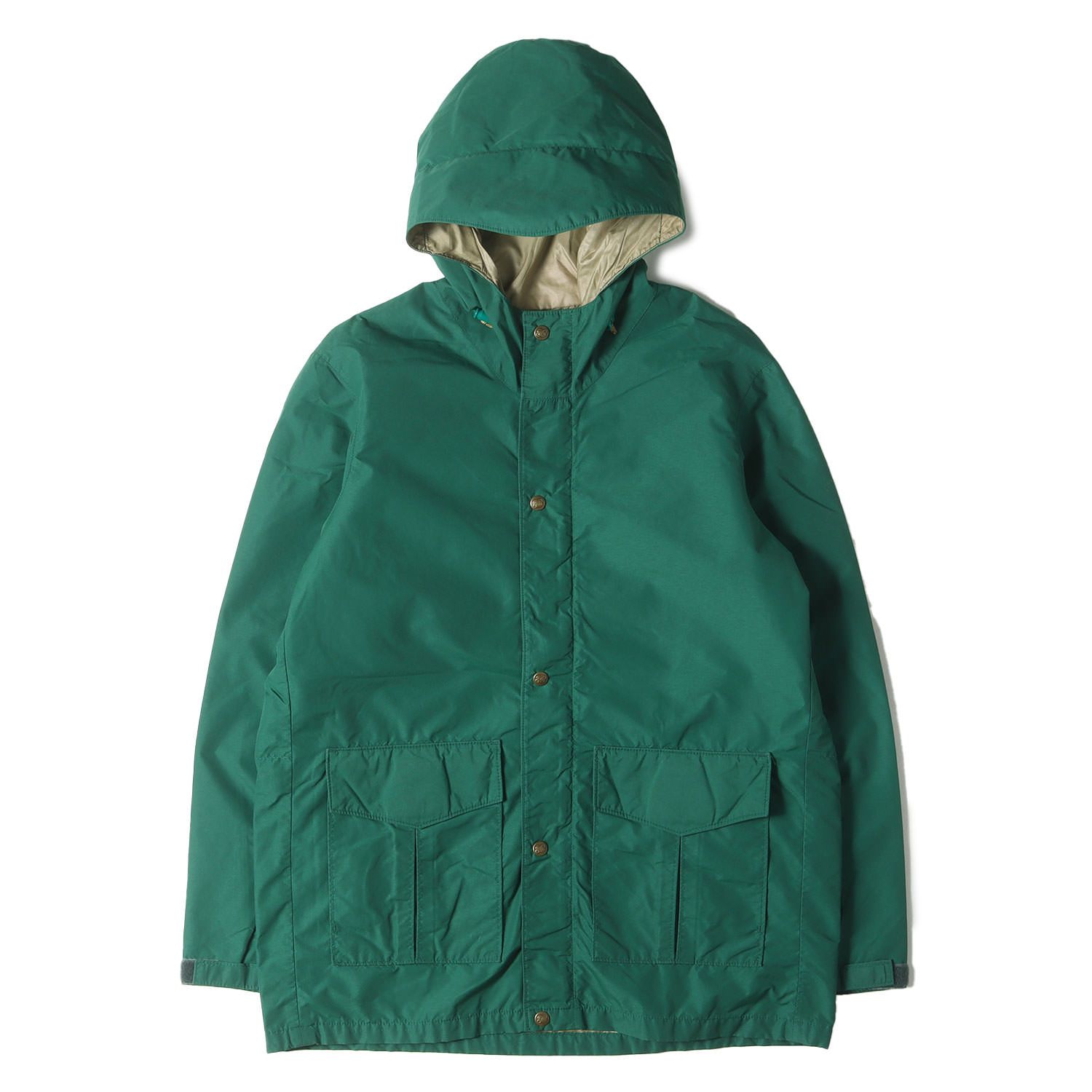 Eddie Bauer エディーバウアー ジャケット グリーン サイズ L 黒タグ 前期 80s GORE-TEX ナイロン マウンテンパーカー アウター ジャケット ブルゾン メンズ