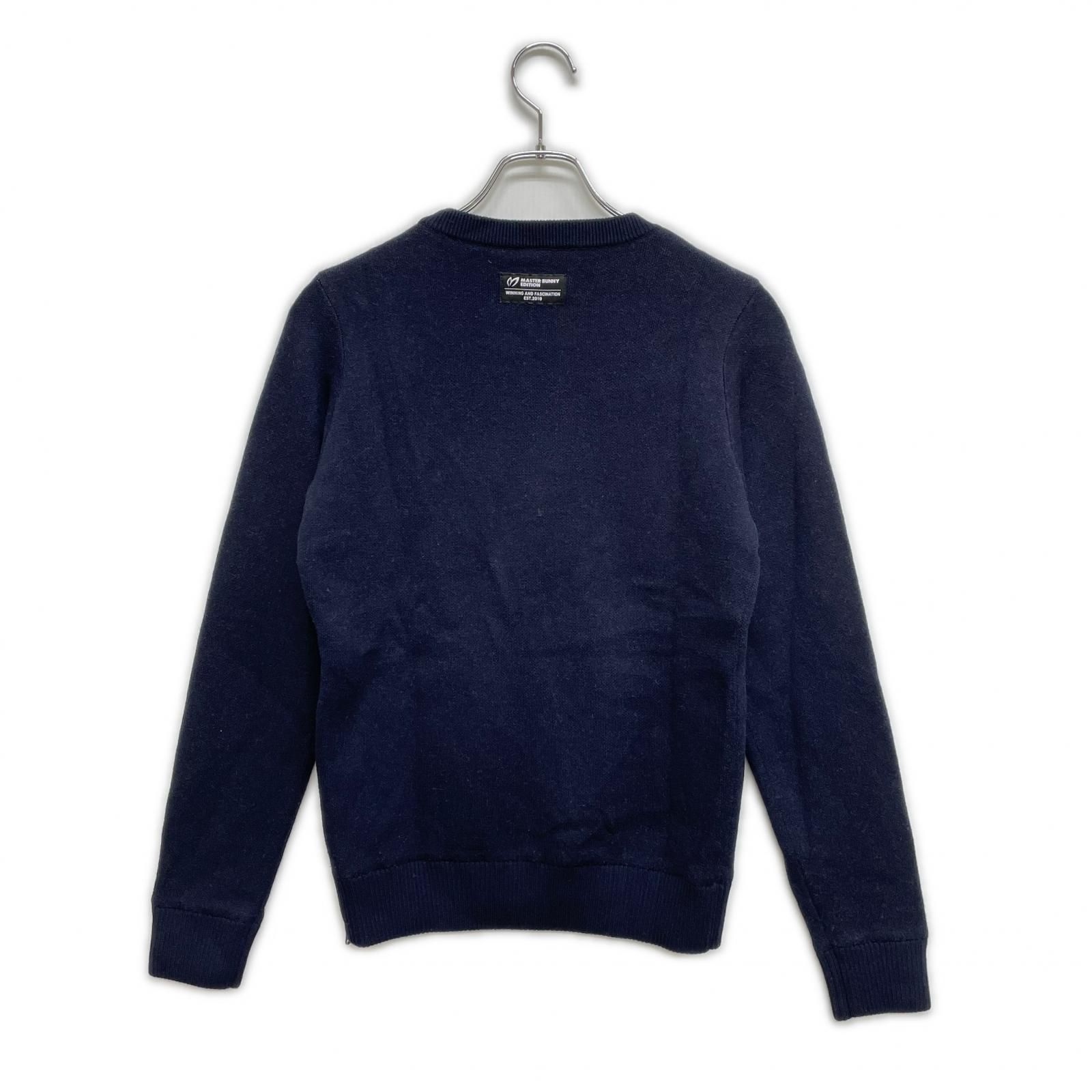 レディース マスターバニーエディション MASTER BUNNY EDITION セーター 0 S 濃紺 長袖クルーネック 裏地付き