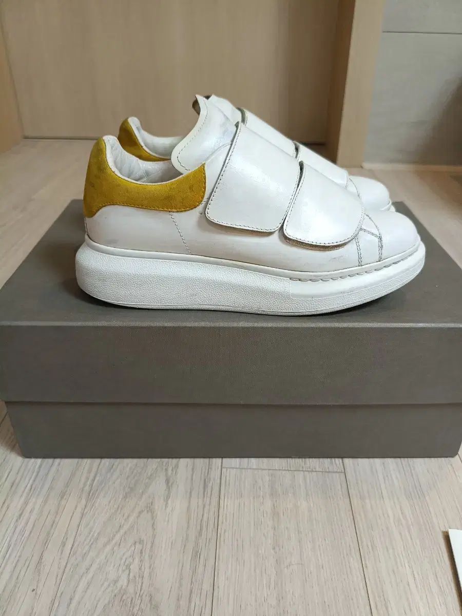 36.5 Alexander McQueen アレキサンダー マックイーン ベルクロ オーバーソール スニーカー 230 240