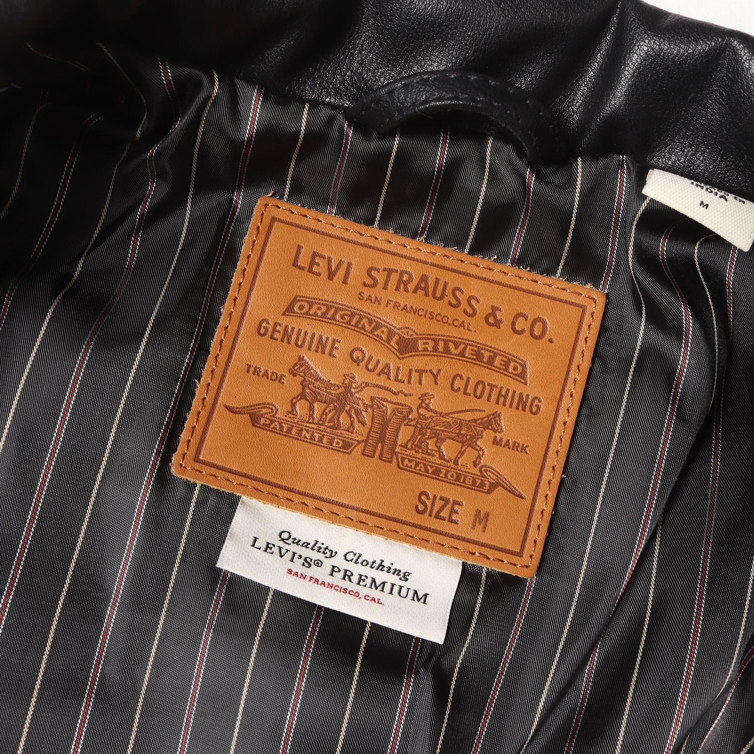 美品】Levis リーバイス ジャケット ブラック 黒 サイズ:M