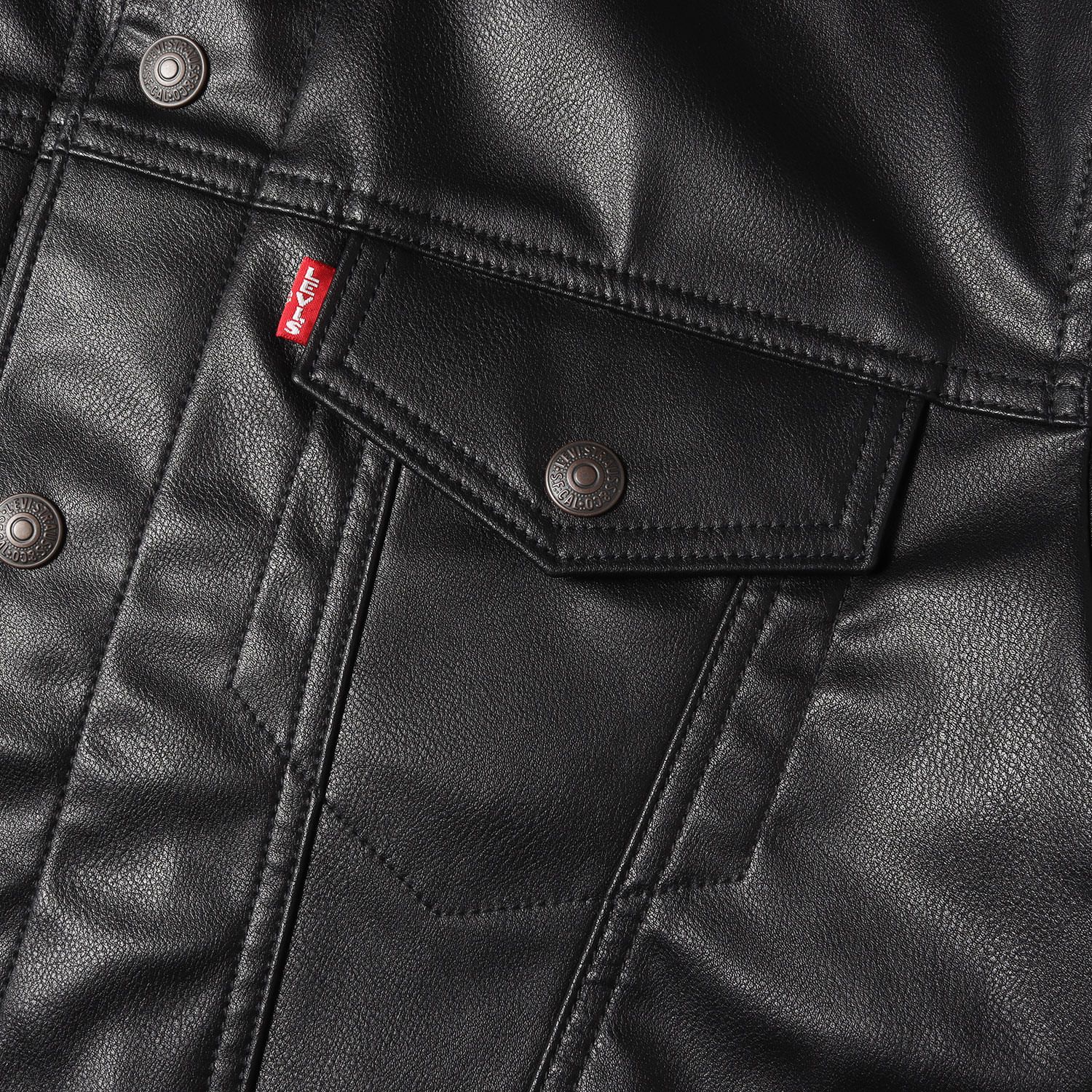 美品】Levis リーバイス ジャケット ブラック 黒 サイズ:M