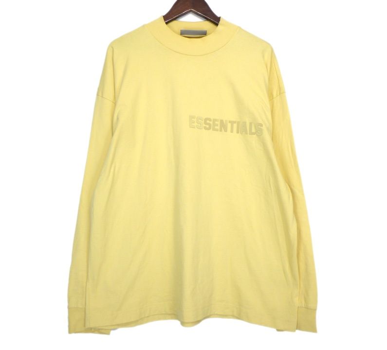 フィアオブゴッド エッセンシャルズ FEAR OF GOD ESSENTIALS ラバー ロゴ デザイン 長袖 カットソー 45490