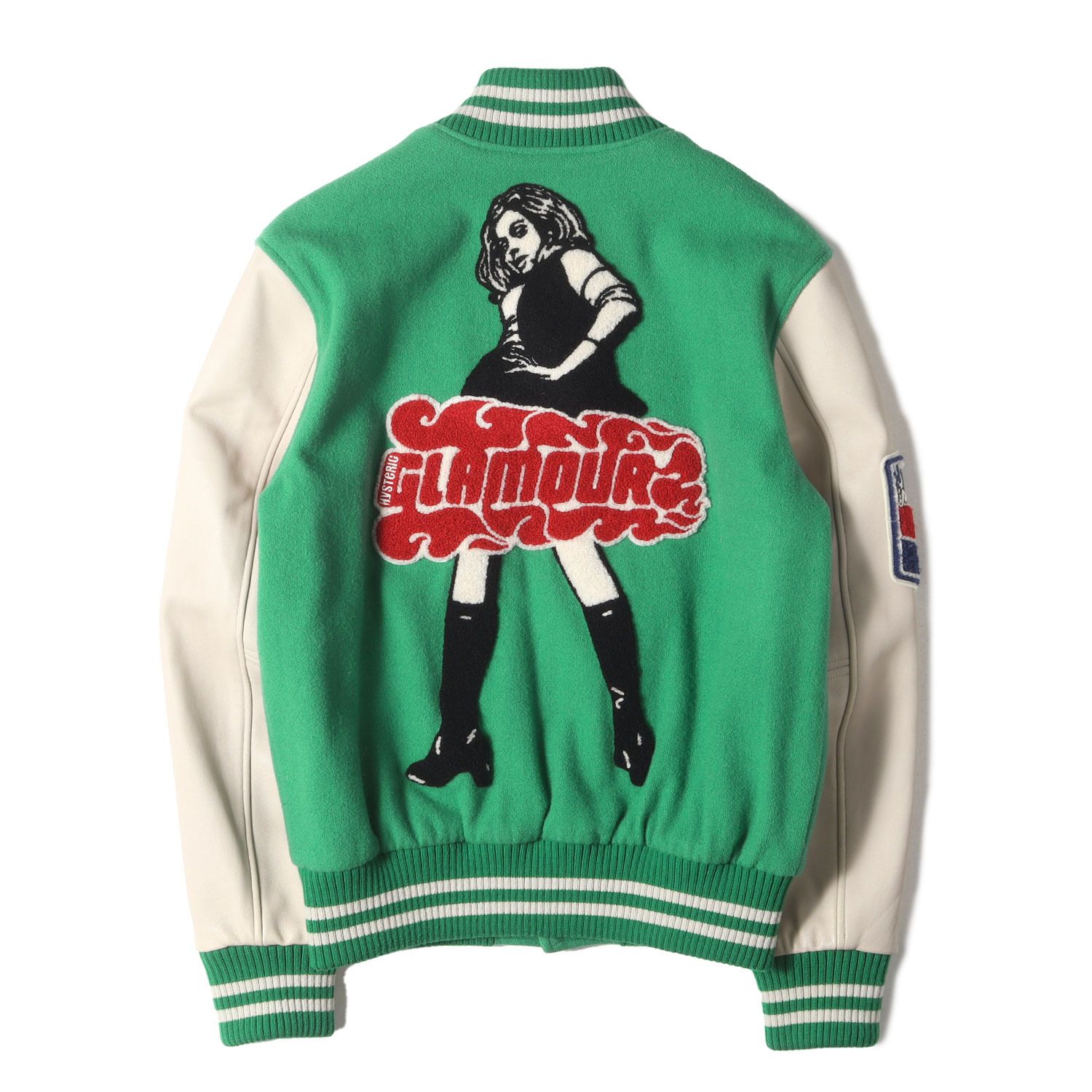 HYSTERIC GLAMOUR ヒステリックグラマー スタジャン グリーン サイズ:M