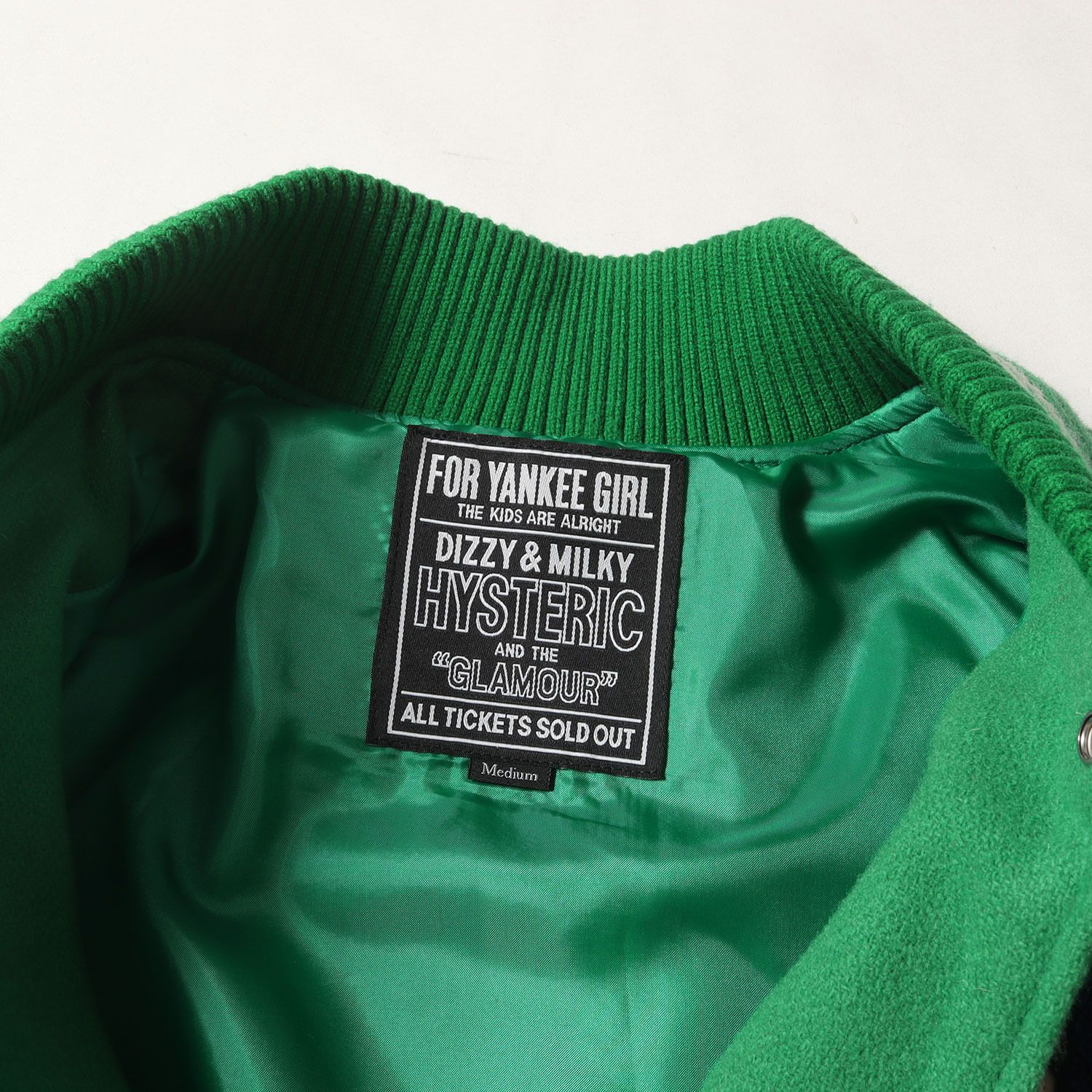 HYSTERIC GLAMOUR ヒステリックグラマー スタジャン グリーン サイズ:M