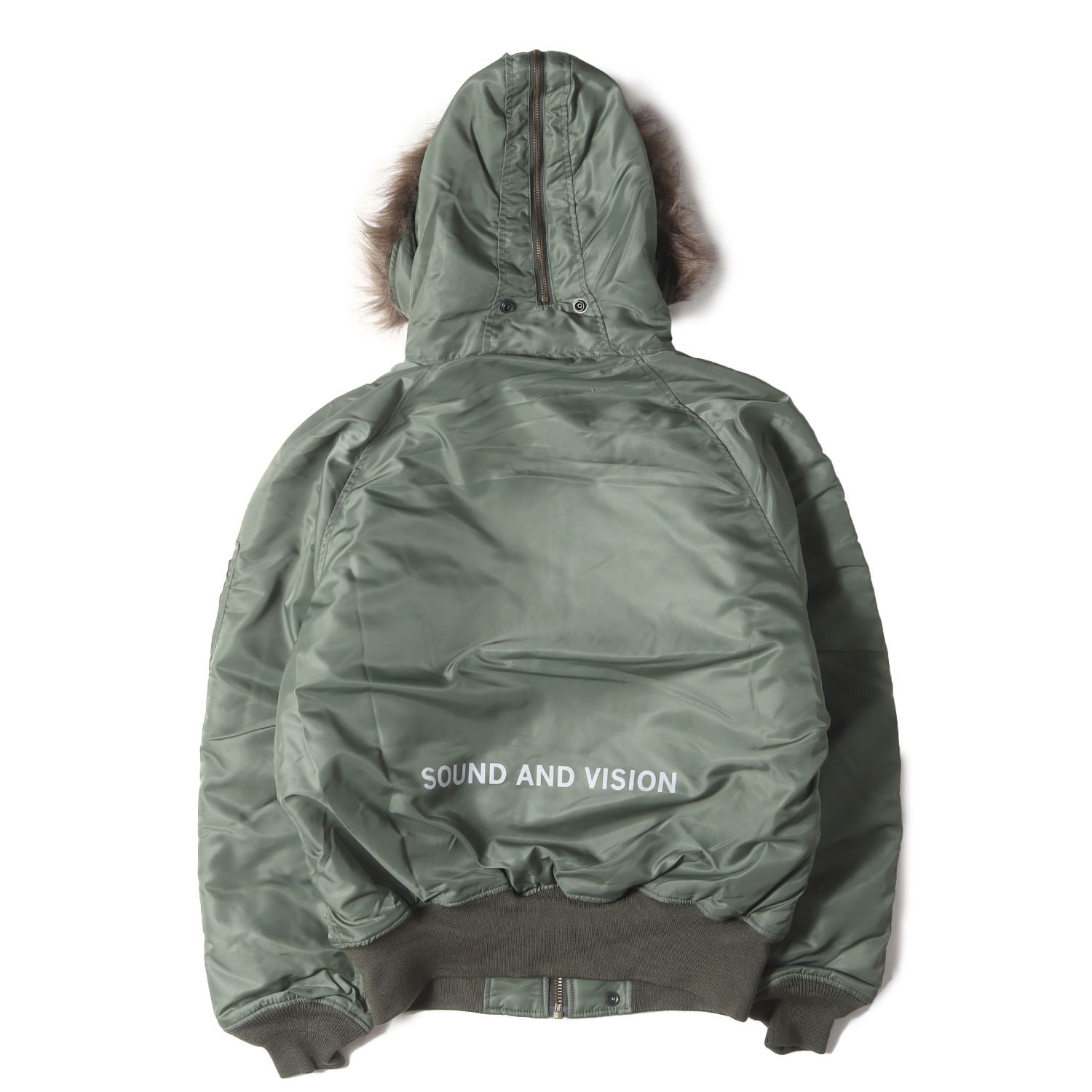 HYSTERIC GLAMOUR ヒステリックグラマー ジャケット カーキ サイズ L プリマロフトエアフォース TRIANGLE-WOMAN N-2B ジャケット 02193AB08 アウター ブルゾン