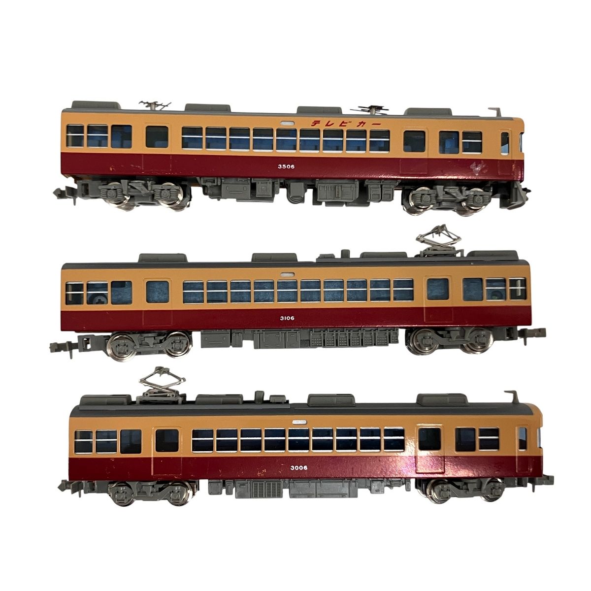 エンドウ 京阪3000系 テレビカー Nゲージトレインセット 3両セット