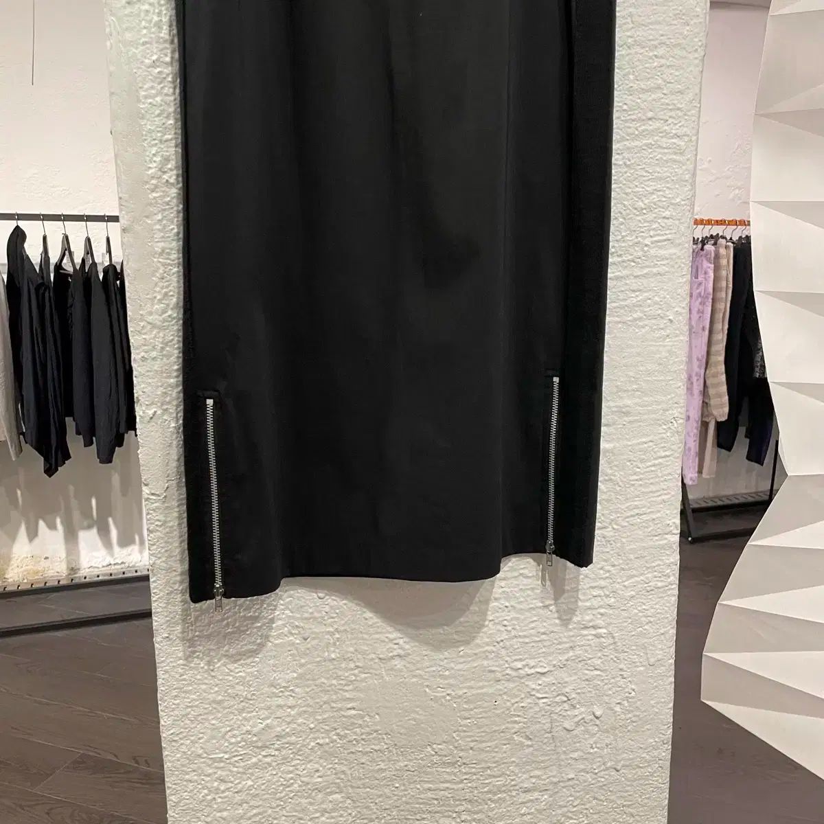 コム デ ギャルソン ジッパー ディテール スカート