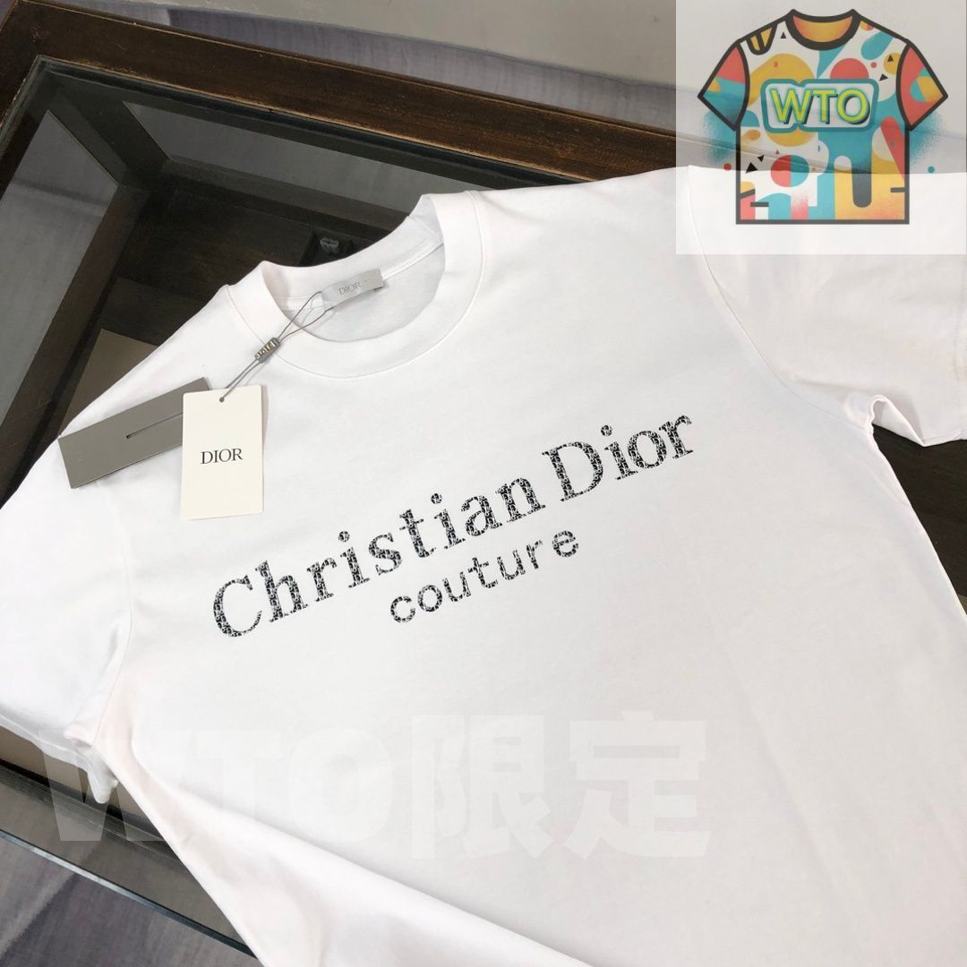  WTO通販 DIOR 春夏 ロゴプリントTシャツ WTO輸入 NAD 41 Tシャツ アパレル キャラクターグッズ