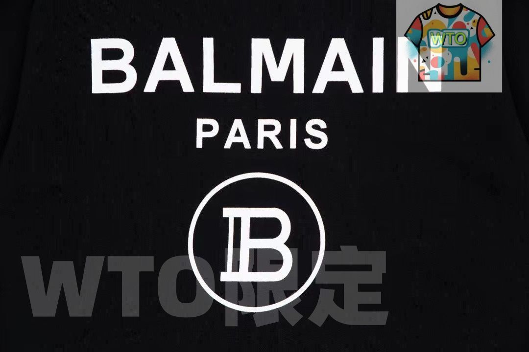  WTO通販 Balenciaga ロゴプリント ロングスリーブTシャツ WTO輸入 LHV 75 Tシャツ アパレル キャラクターグッズ