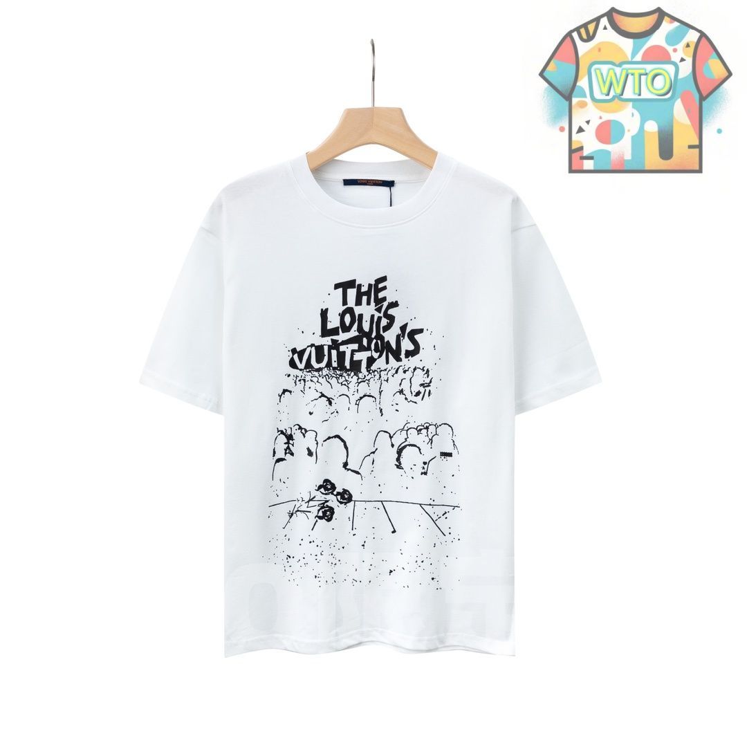 WTO通販 コンサートプリント ユニセックス コットンTシャツ -WTO輸入-SOL 85