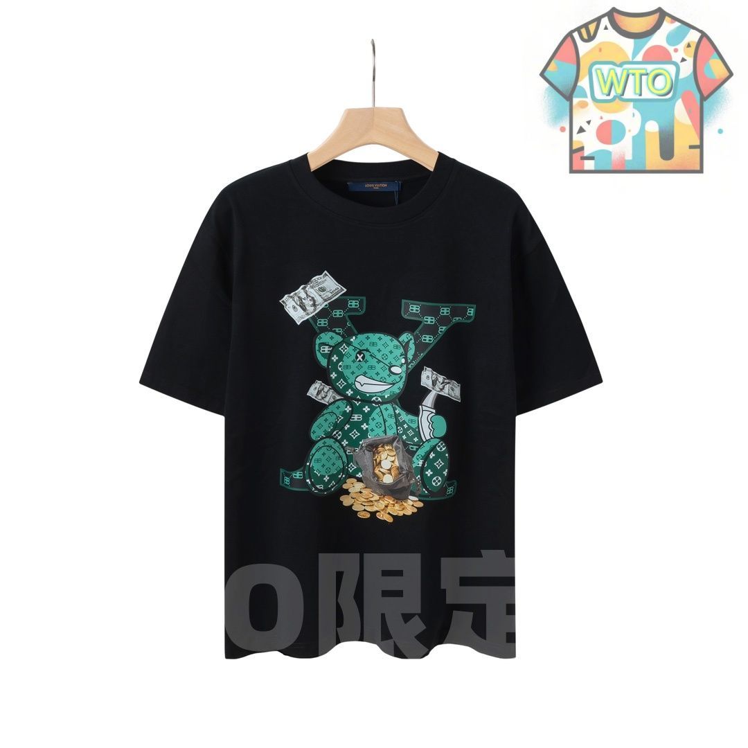 WTO通販 LOUIS VUITTON Balenciaga コラボ ロゴプリントTシャツ WTO輸入 FTB 15