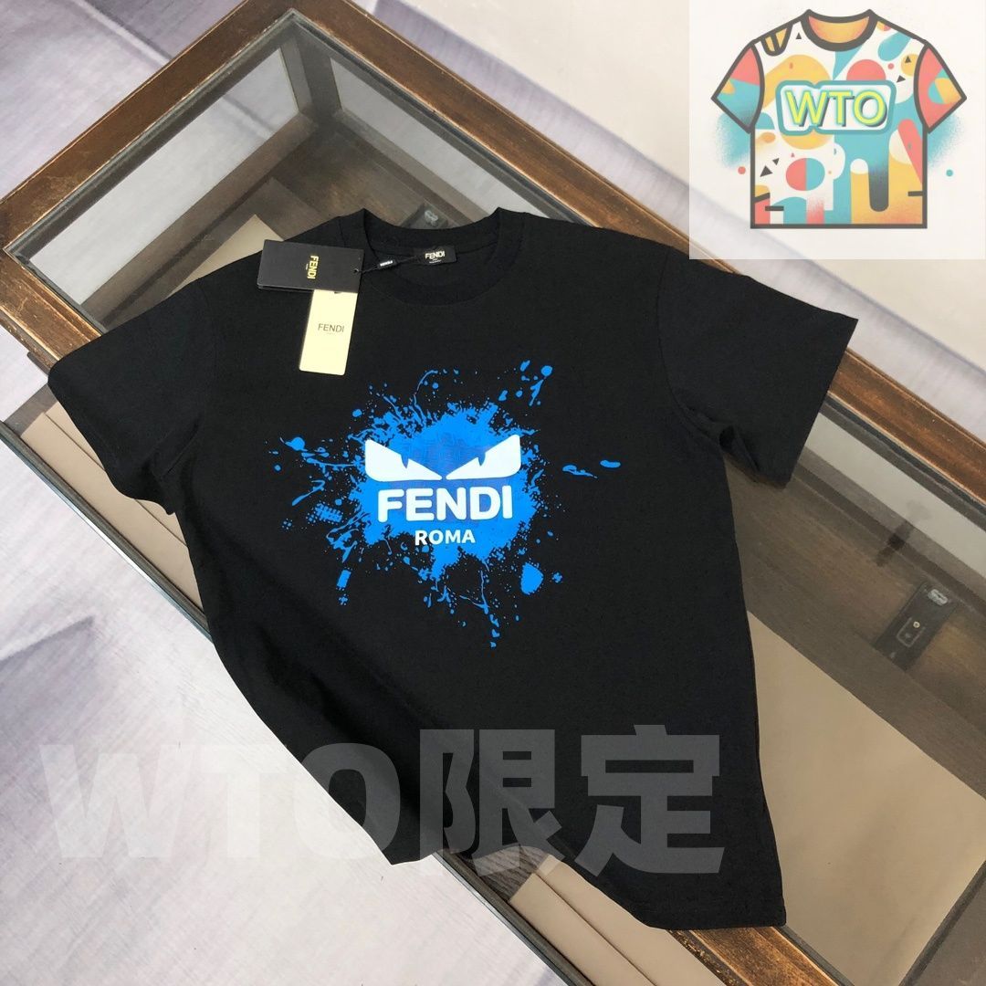 WTO通販 FENDI 春夏 ロゴプリントTシャツ -WTO輸入-HGT64