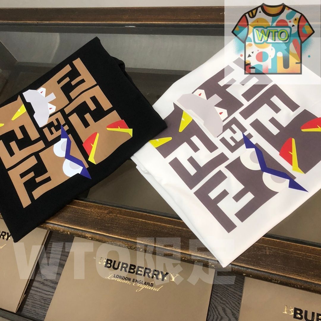 WTO通販 FENDI 春夏 ロゴプリントTシャツ WTO輸入 LCR 02