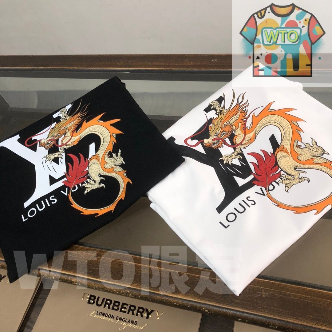 WTO通販 Louis Vuitton 春夏 龍デザインTシャツ WTO輸入 KQN 10