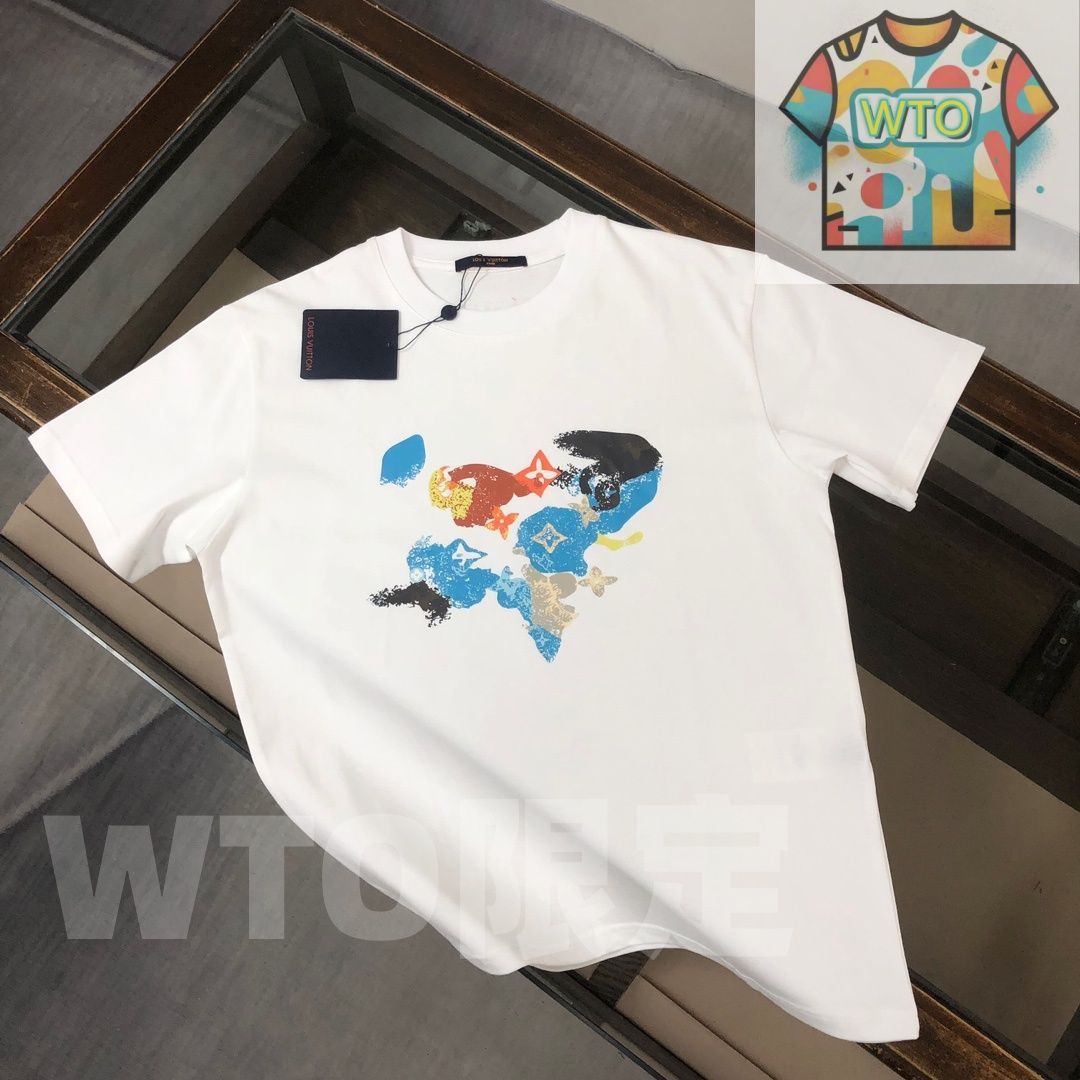 WTO通販 Louis Vuitton 春夏 ロゴプリントTシャツ -WTO輸入-IOK56