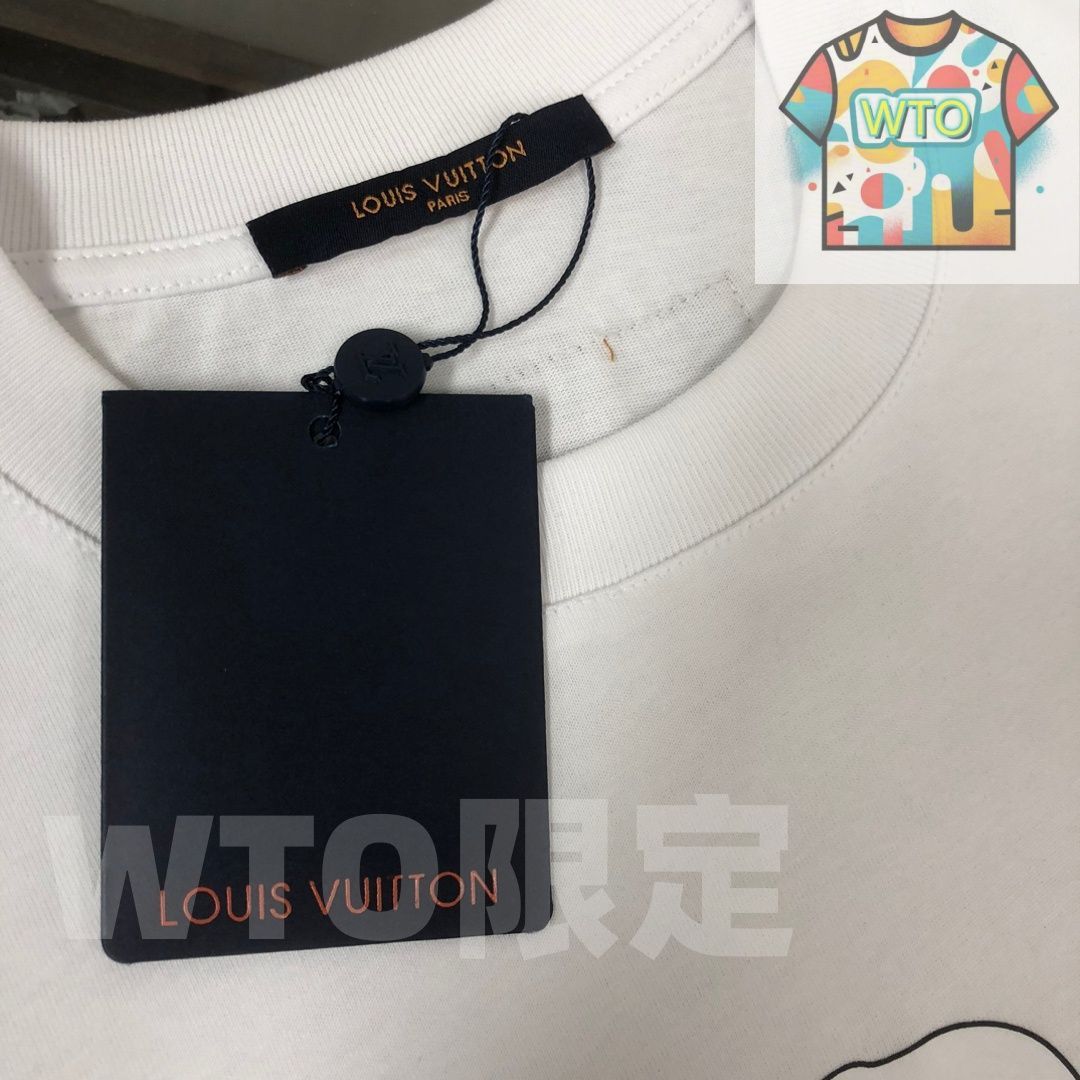 WTO通販 Louis Vuitton 春夏 ロゴプリントTシャツ WTO輸入 IBD 50