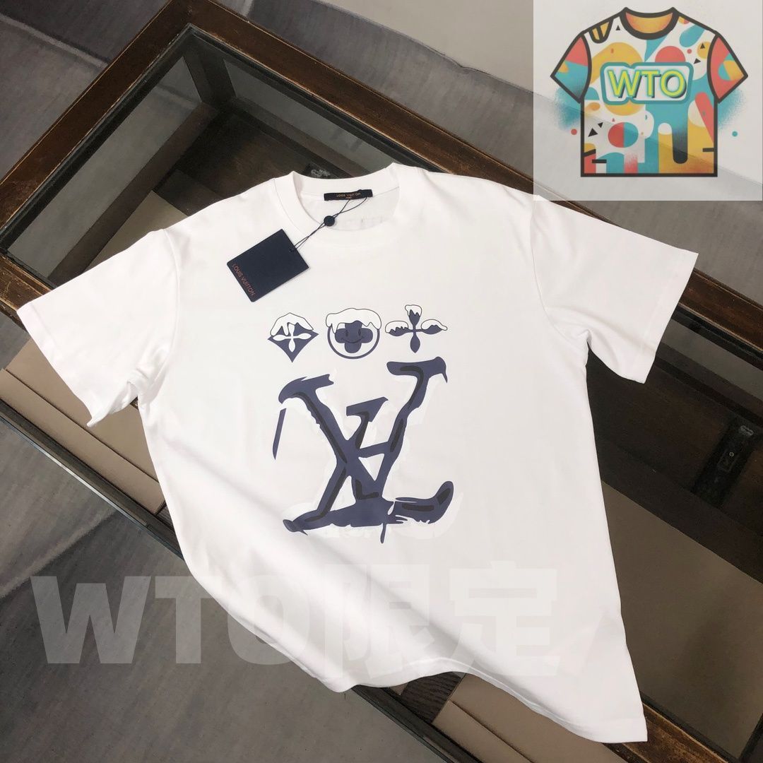 WTO通販 Louis Vuitton 春夏 ロゴプリントTシャツ -WTO輸入-IBD50