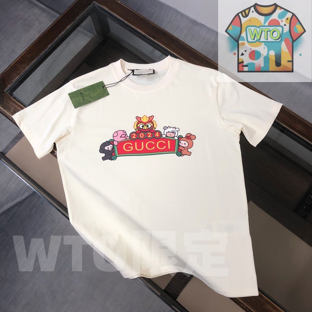 WTO通販 GUCCI 春夏 ロゴプリントTシャツ -WTO輸入-UYF02
