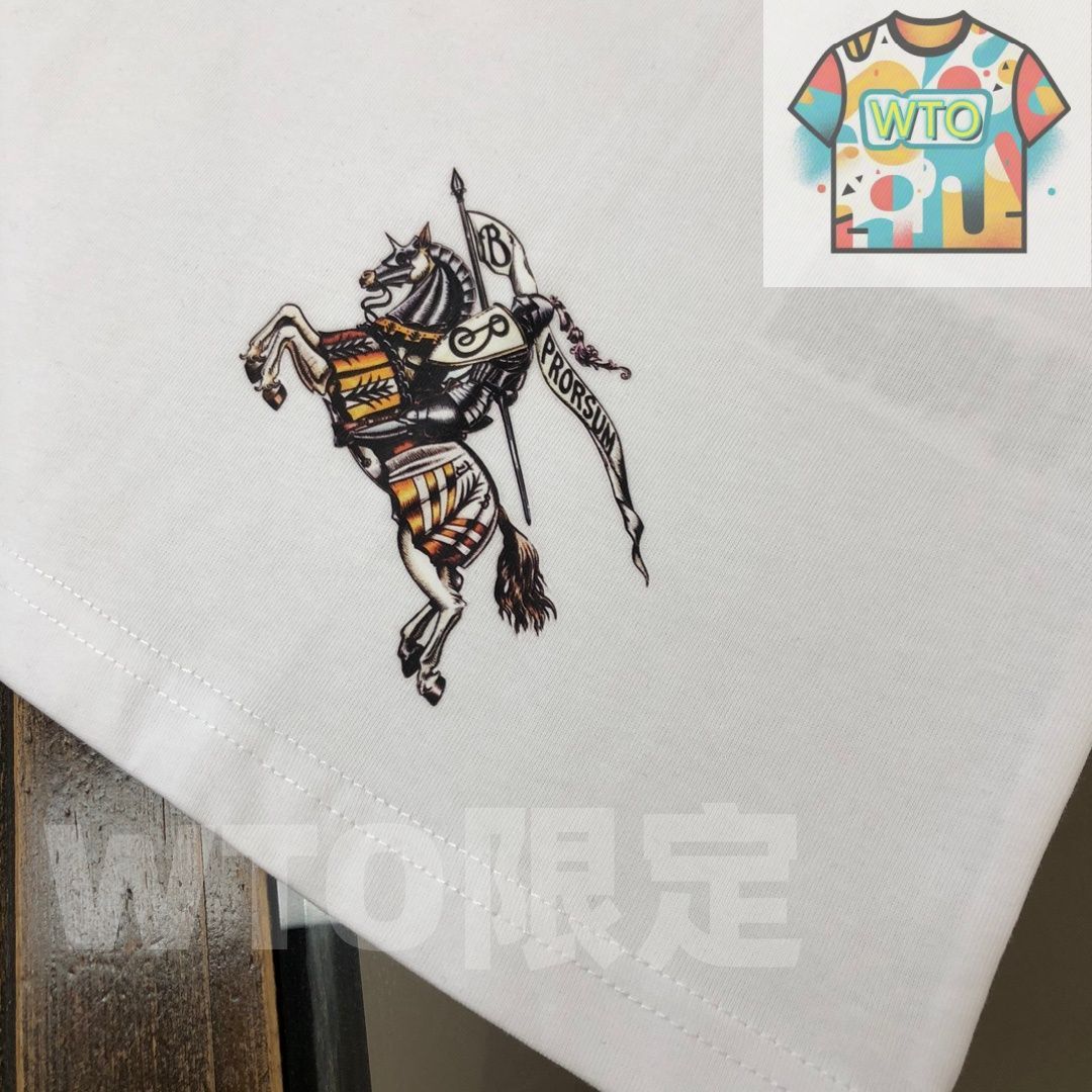 戦馬騎士プリントTシャツ WTO輸入