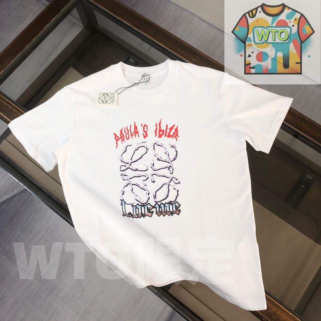 WTO通販 LOEWE 春夏 ロゴプリントTシャツ -WTO輸入-VOR26
