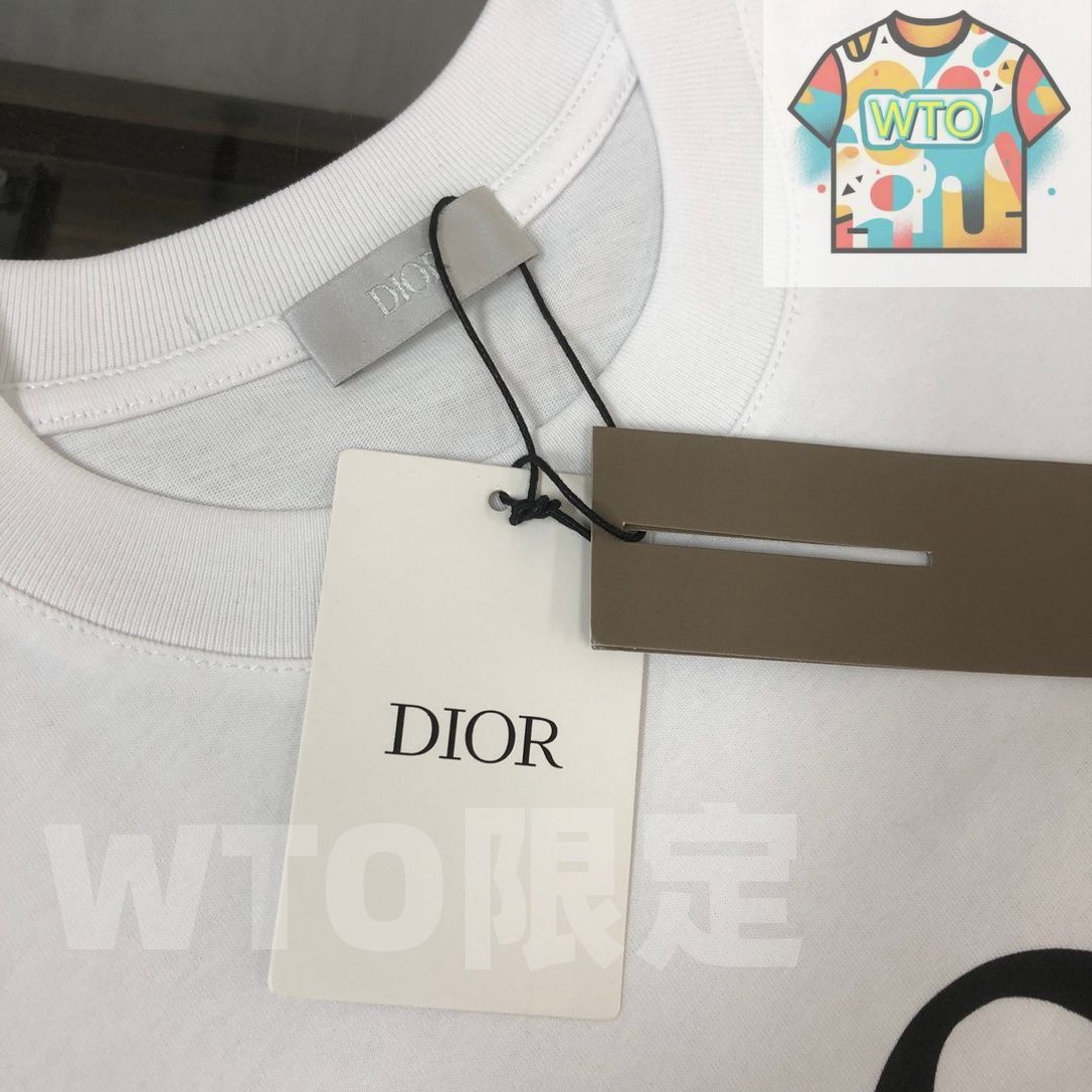  WTO通販 DIOR 春夏 ロゴプリントTシャツ WTO輸入 TKJ 68 Tシャツ アパレル キャラクターグッズ