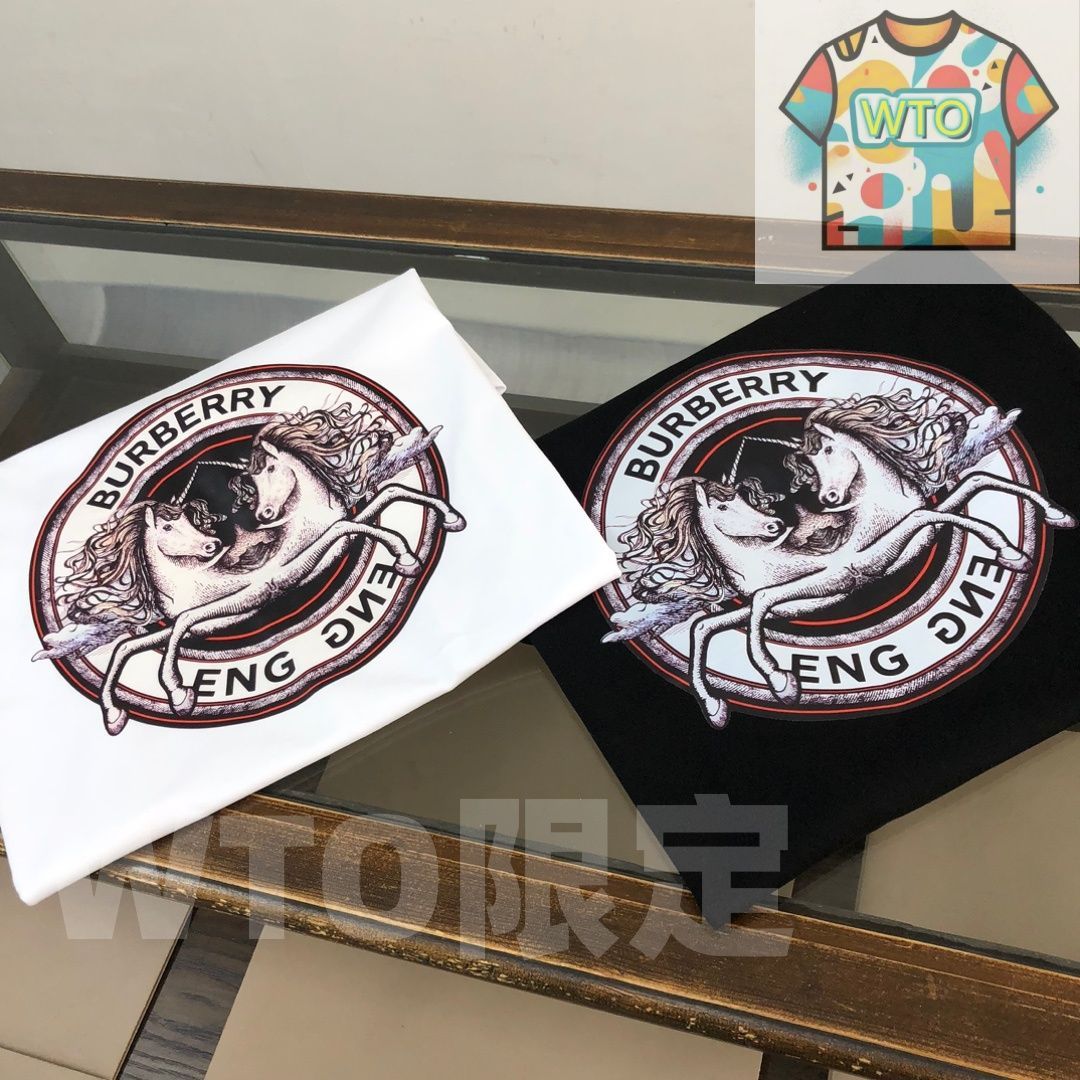 WTO通販 Burberry 春夏 ロゴプリントTシャツ WTO輸入 XOM 36