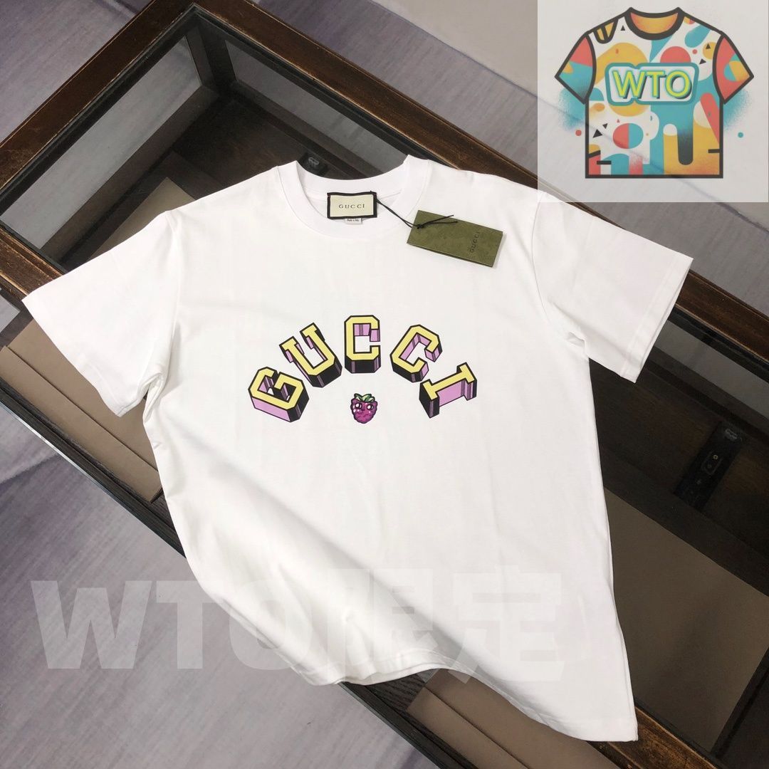 WTO通販 GUCCI 春夏 ロゴプリントTシャツ -WTO輸入-JUH01