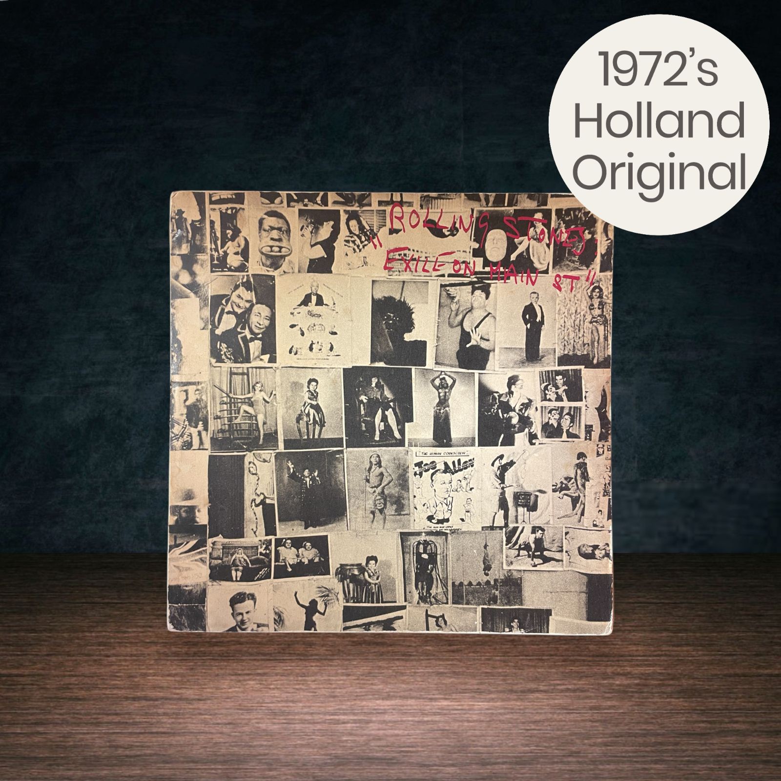 HOLLAND盤 THE ROLLING STONES EXILE ON MAIN ST