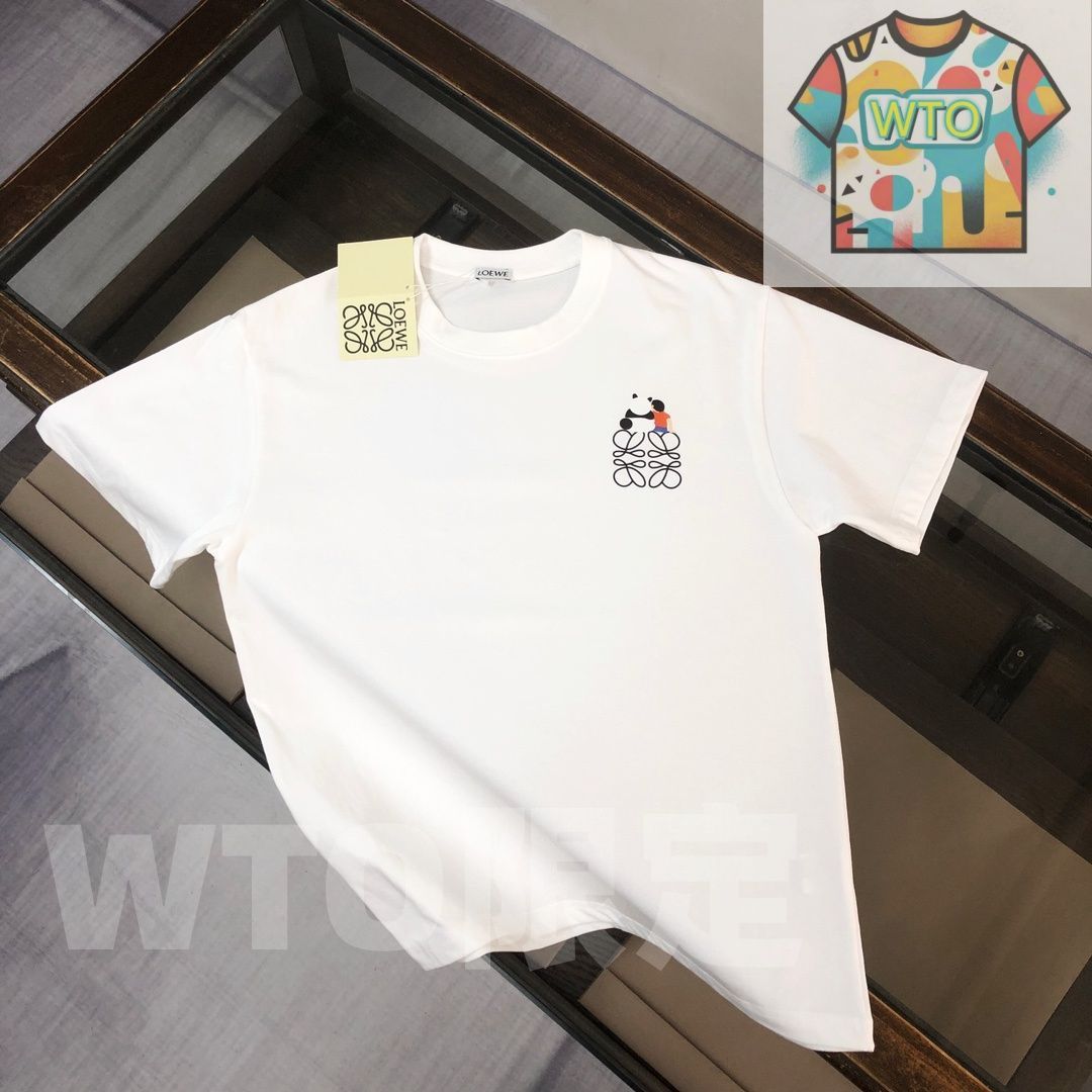 WTO通販 LOEWE クルーネックTシャツ - 高品質コットンで快適な着心地 -WTO輸入-GDV79