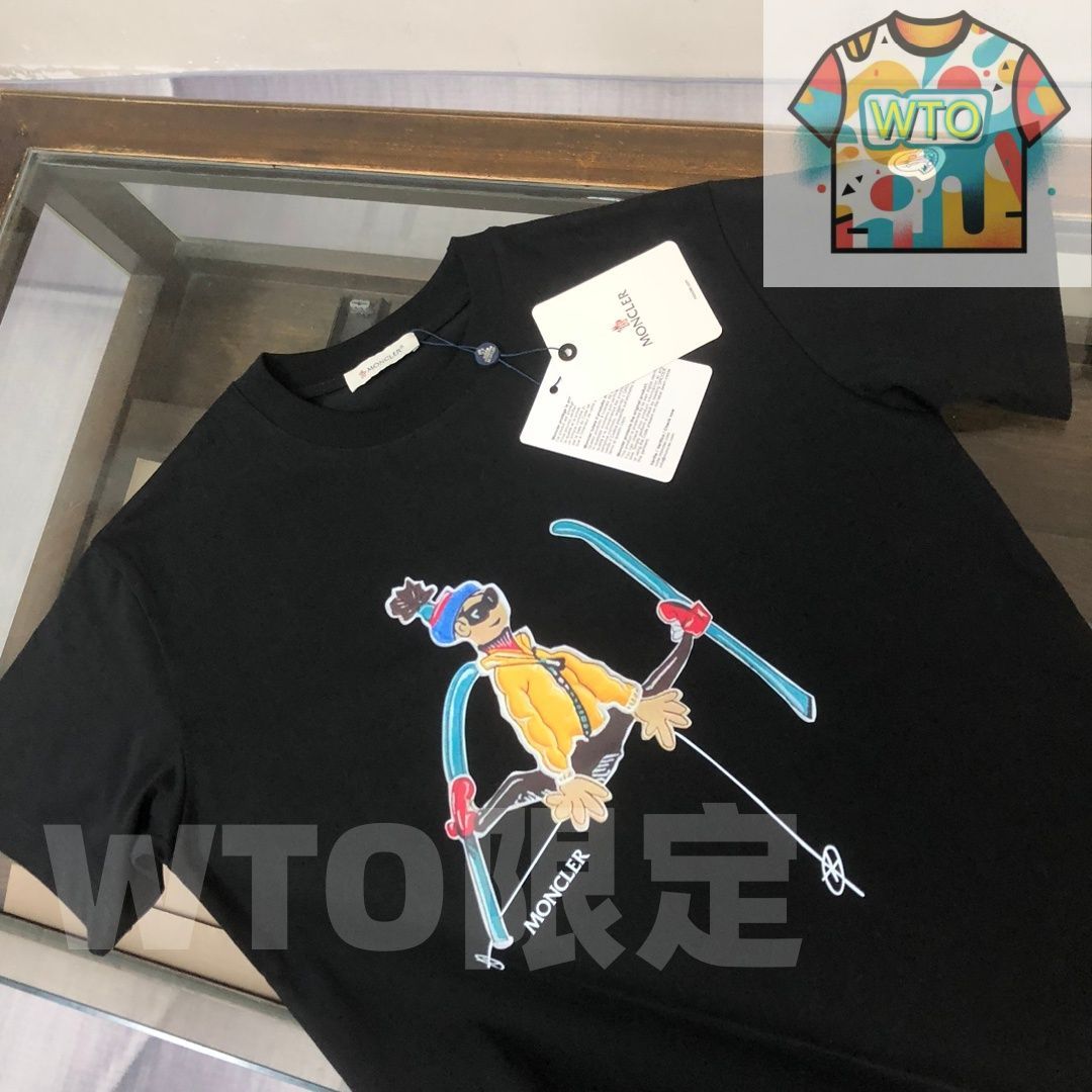 WTO通販 MONCLER クルーネックTシャツ 高品質コットンで快適な着心地 WTO輸入 DUP 59