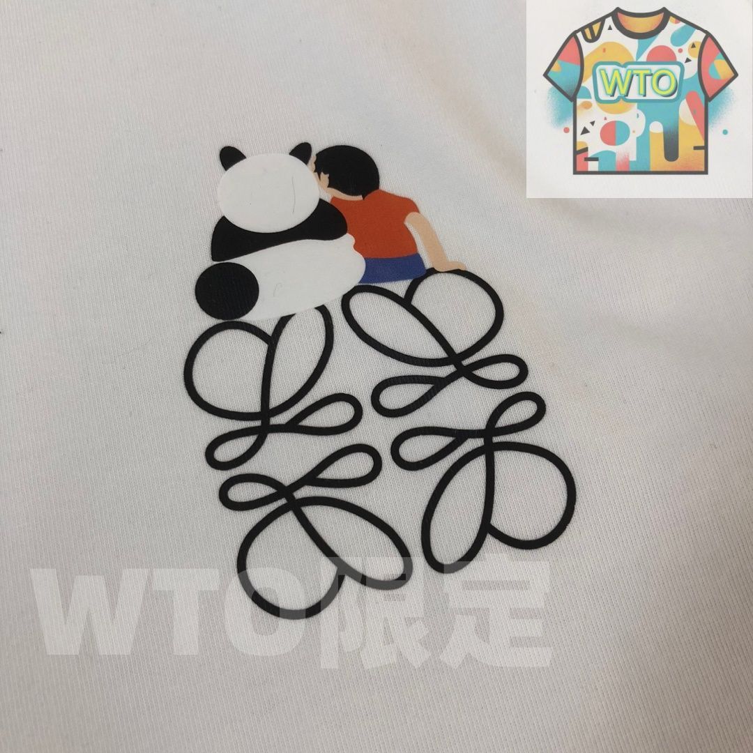  WTO通販 LOEWE クルーネックTシャツ 高品質コットンで快適な着心地 WTO輸入 GTI 30 Tシャツ アパレル キャラクターグッズ