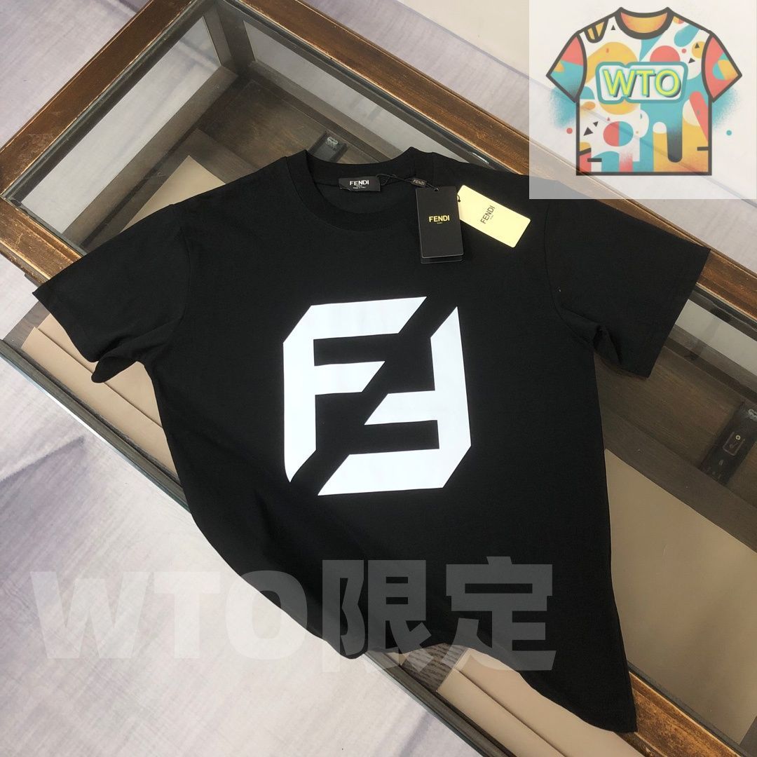 WTO通販 FENDI クルーネックTシャツ - 高品質コットンで快適な着心地 -WTO輸入-DIR68