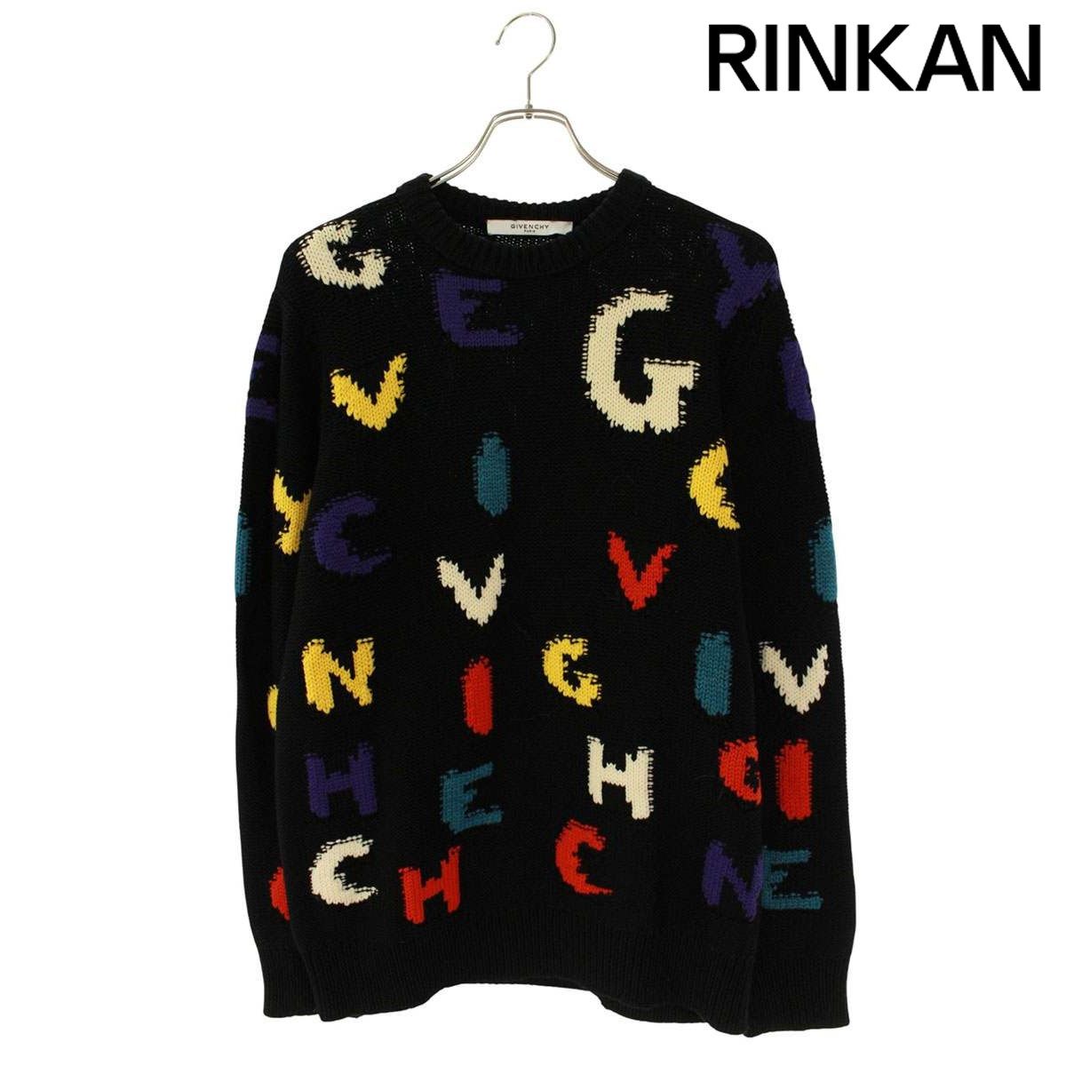 ジバンシィ BM906J4Y2J ロゴウールニット メンズ M - メルカリ