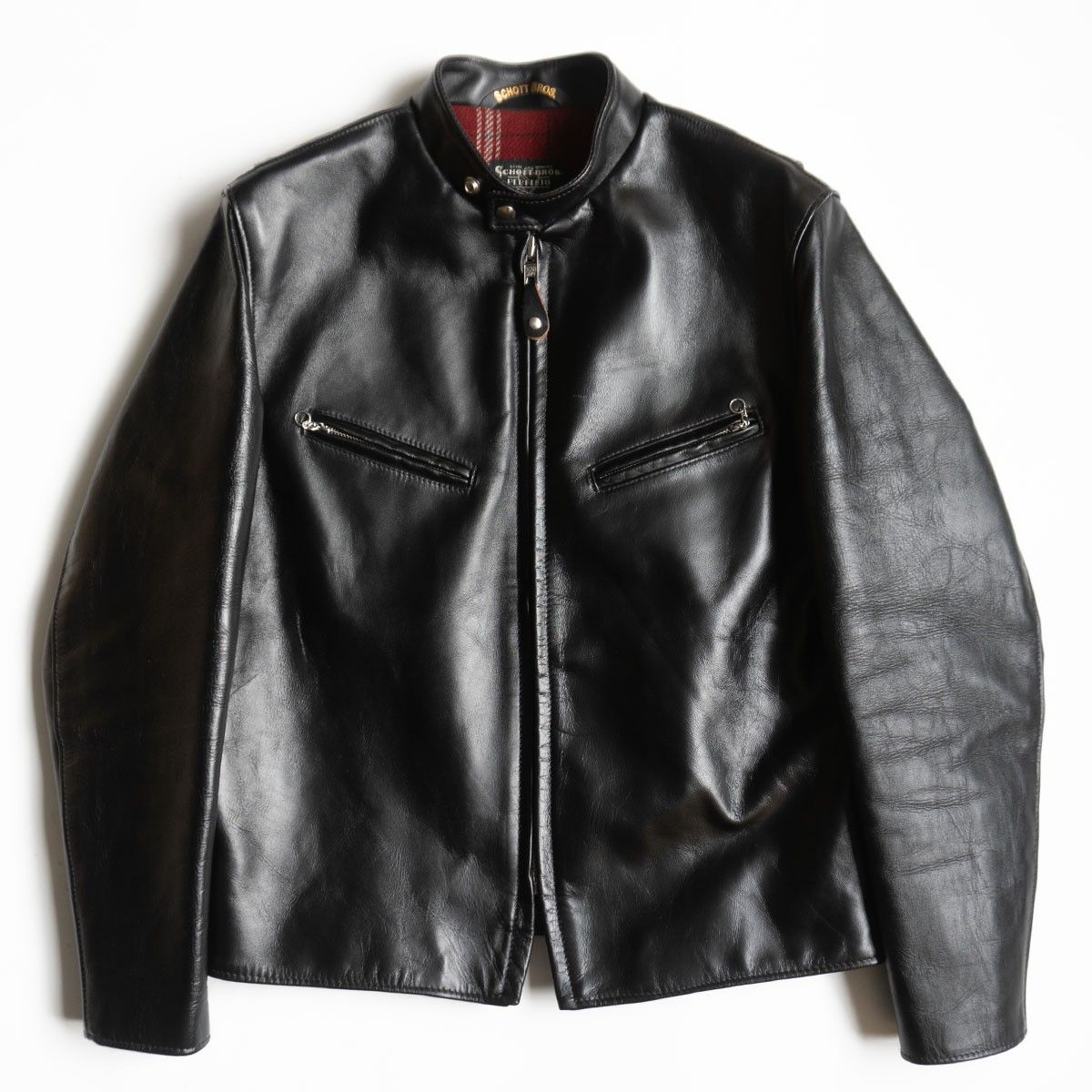 美品/ビッグサイズ】SCHOTT【641XJH SPECIAL HORSEHIDE CAFE RACER】42