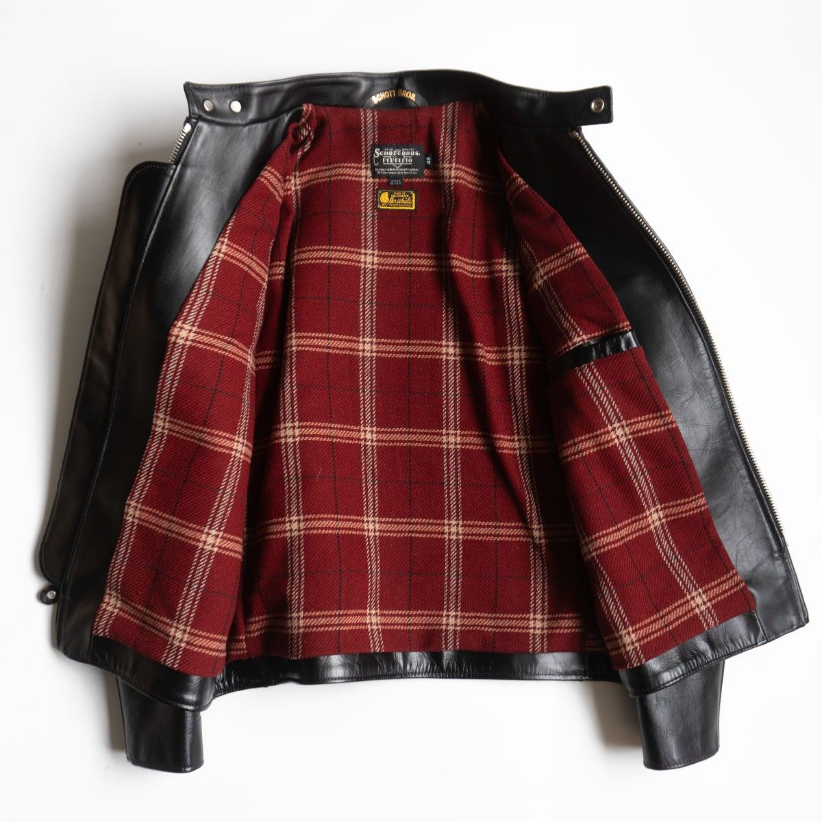 美品/ビッグサイズ】SCHOTT【641XJH SPECIAL HORSEHIDE CAFE RACER】42