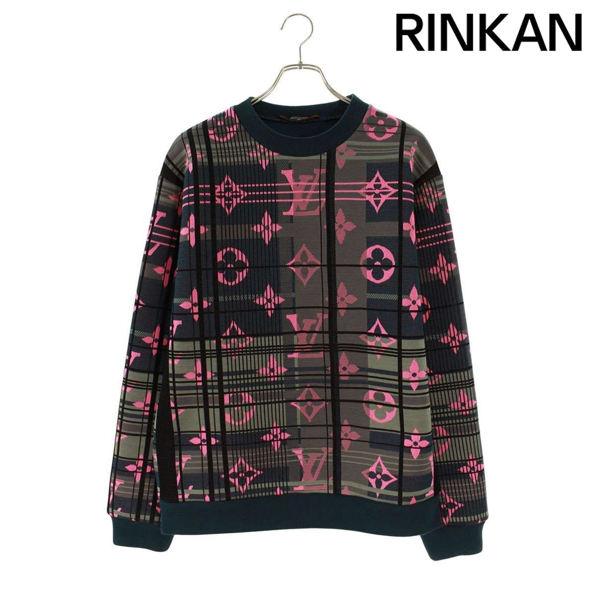 ルイヴィトン HKY75WZRW モノグラムジャガードスウェット メンズ L