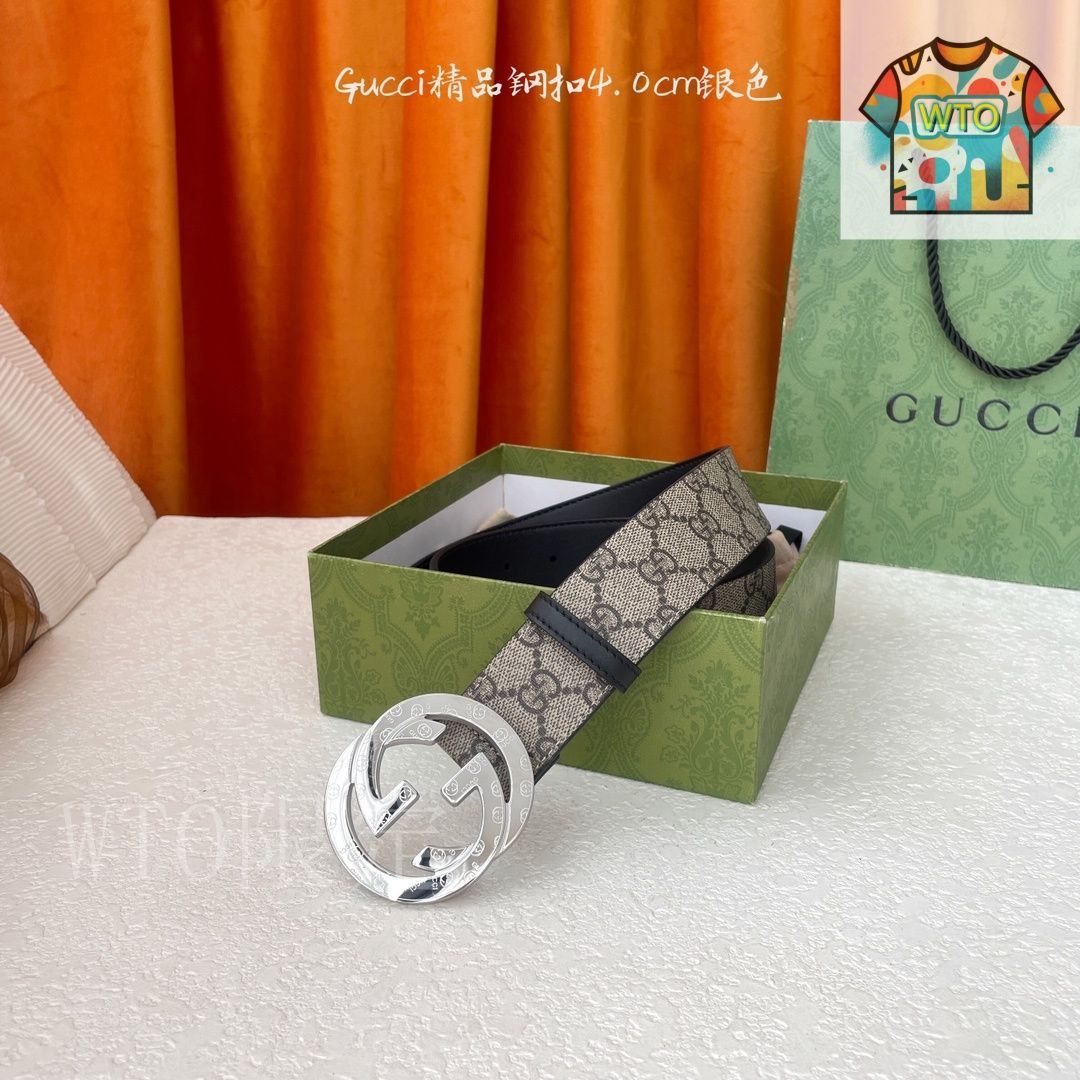 WTO通販 Gucci グッチ レザーベルト-WTO輸入-KPX57