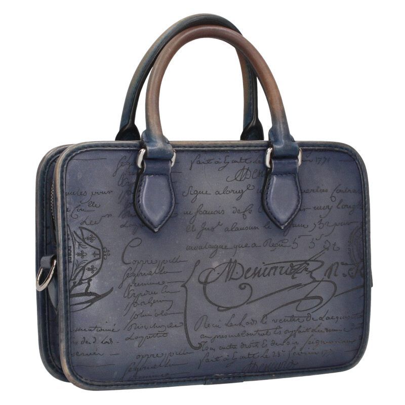 ベルルッティ カリグラフィ アンジュールガリバー レザー ハンドバッグ ベルルッティ アンジュール ガリバー カリグラフィレザーハンドバッグ