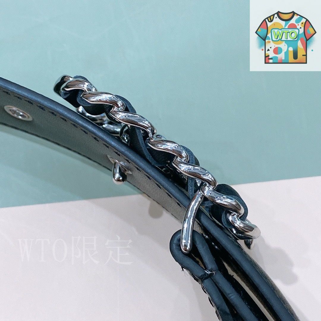 シャネル レザーベルト-WTO輸入-NUA