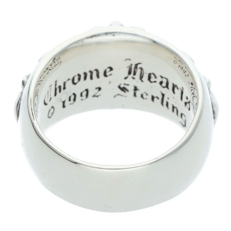 クロムハーツ FLRL CRS/フローラルクロス シルバーリング メンズ 19号 クロムハーツ FLRL CRS/フローラルクロス シルバーリング メンズ 20号