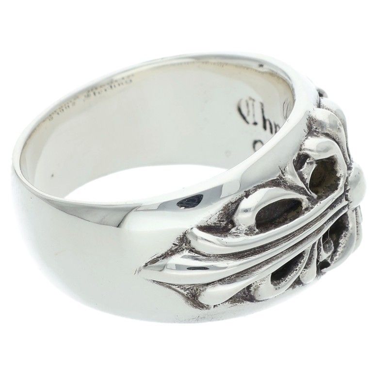 クロムハーツ FLRL CRS/フローラルクロス シルバーリング メンズ 19号 クロムハーツ FLRL CRS/フローラルクロス シルバーリング メンズ 20号
