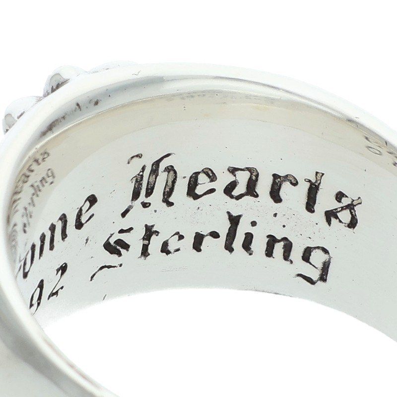 クロムハーツ FLRL CRS/フローラルクロス シルバーリング メンズ 20号