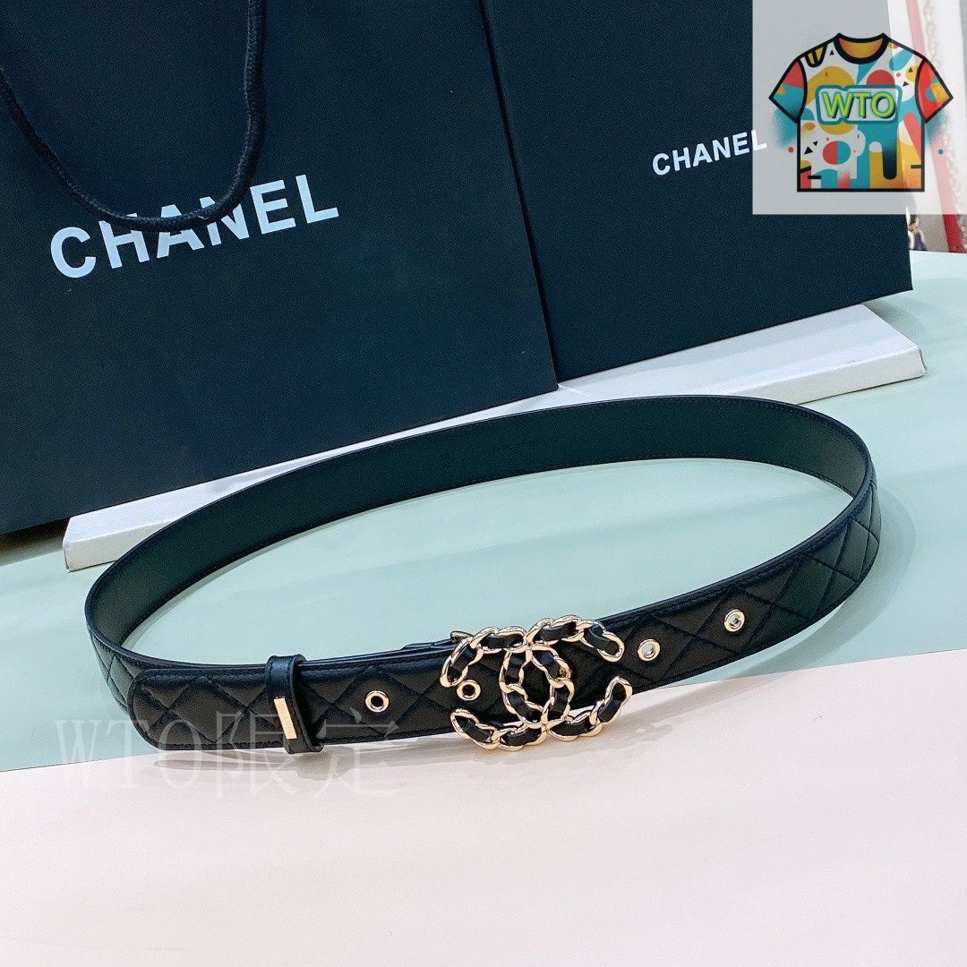 WTO通販 Chanel シャネル レザーベルト-WTO輸入-QTD36